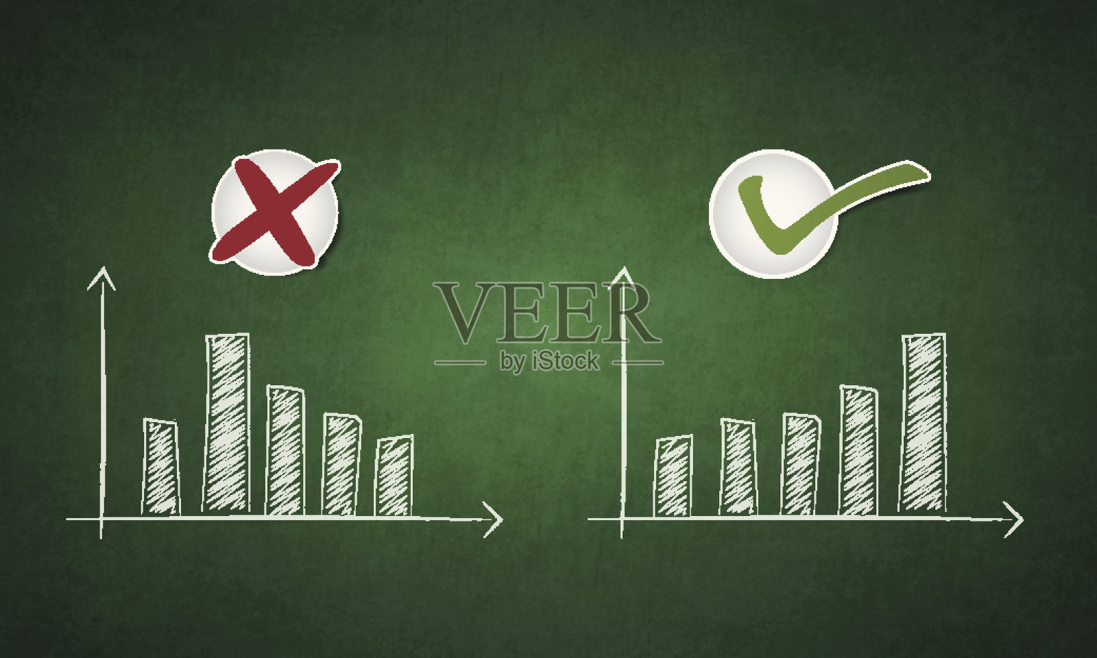 商业的起伏插画图片素材