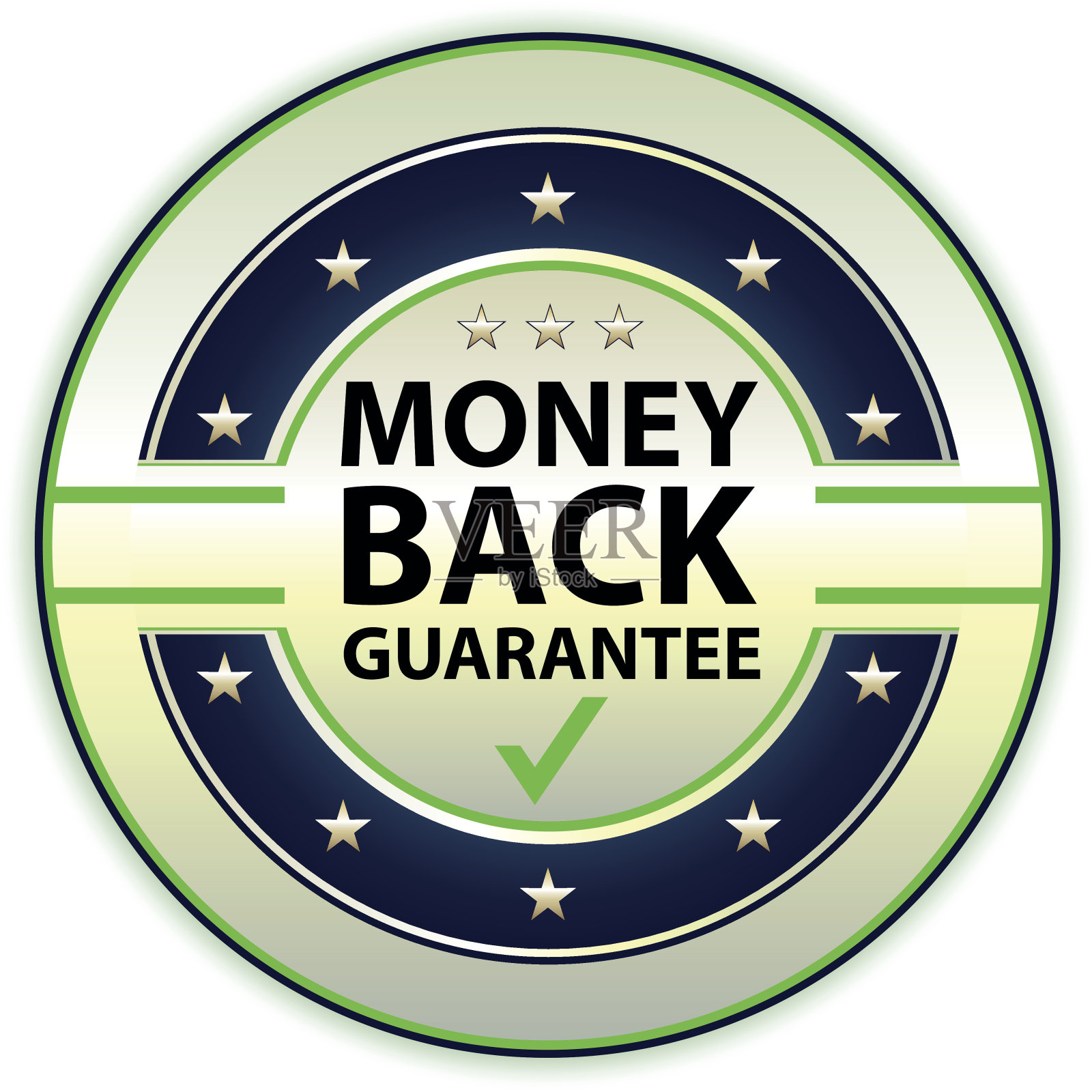 退款保证标签设计元素图片