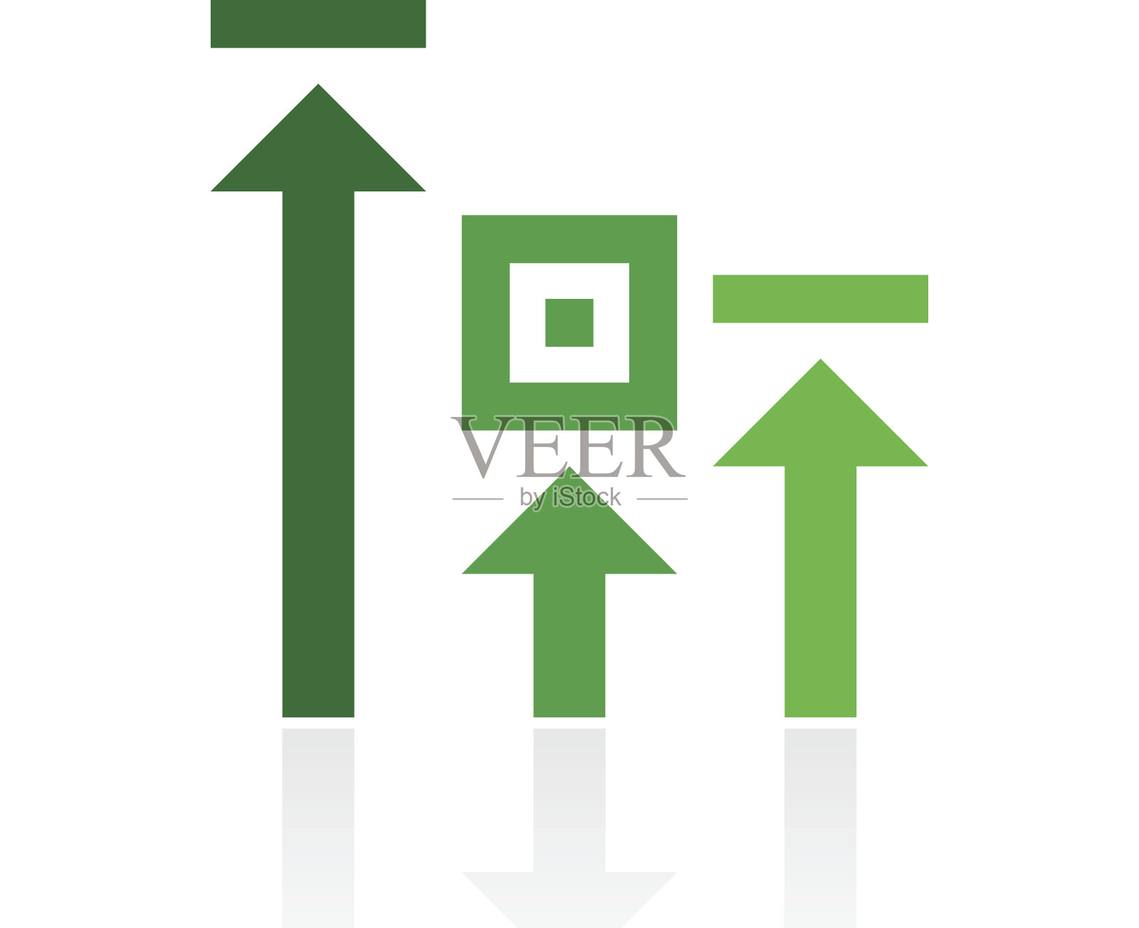 白色背景上的物流图标。图标素材