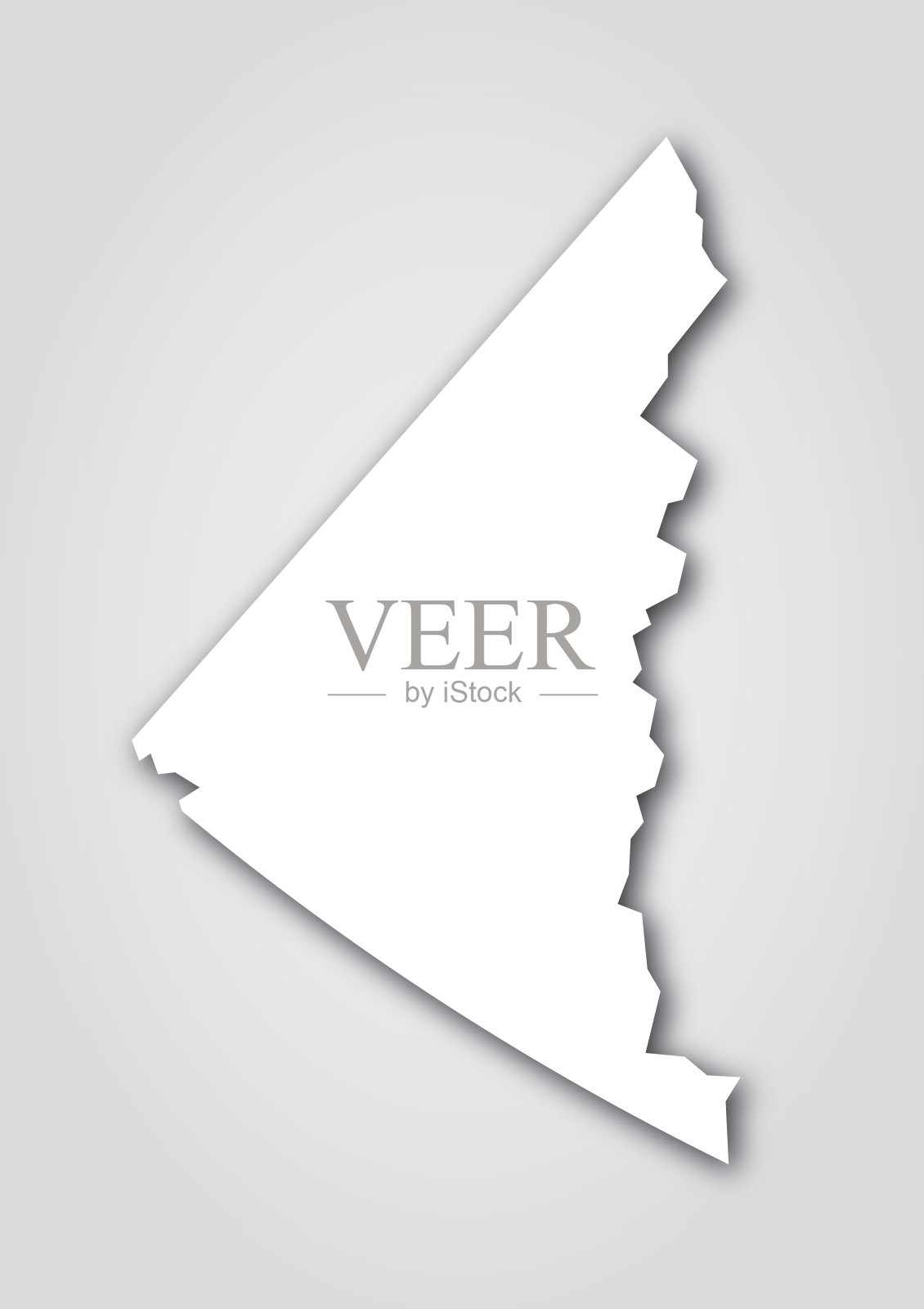 育空轮廓白插画图片素材