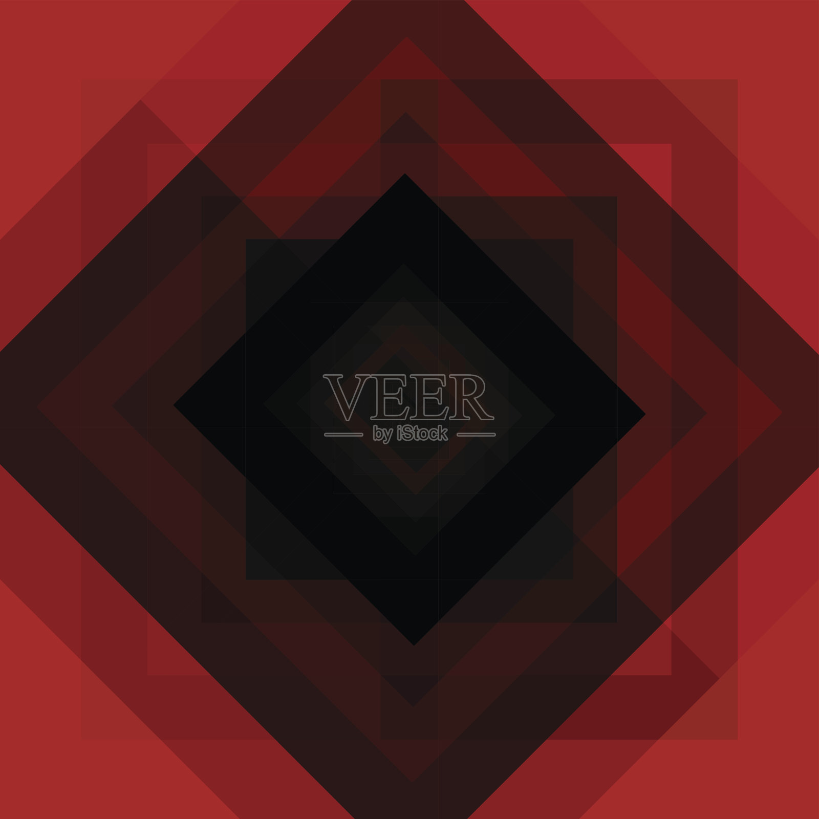 抽象的红色方形背景插画图片素材