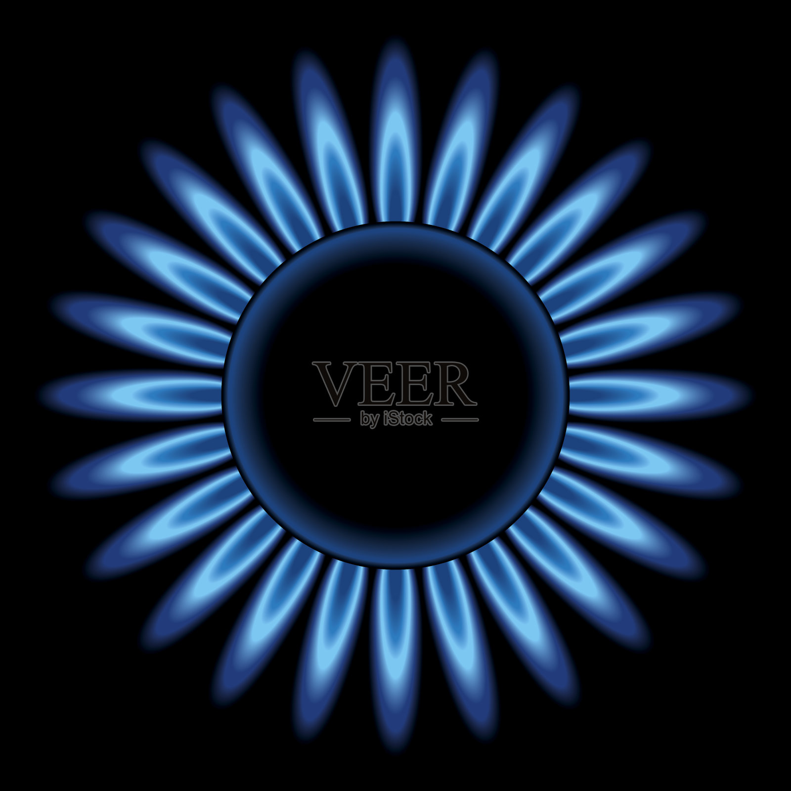 煤气炉火焰设计元素图片