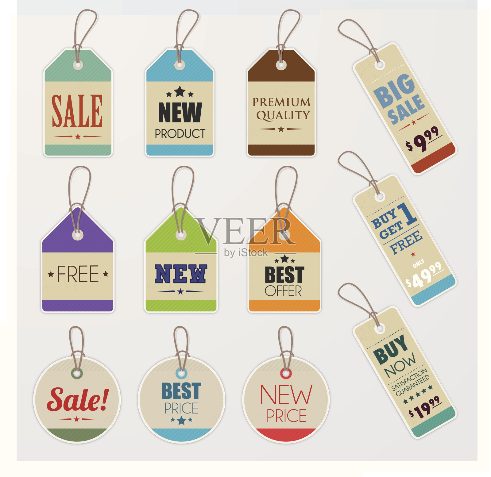 促销纸价格标签设计元素图片