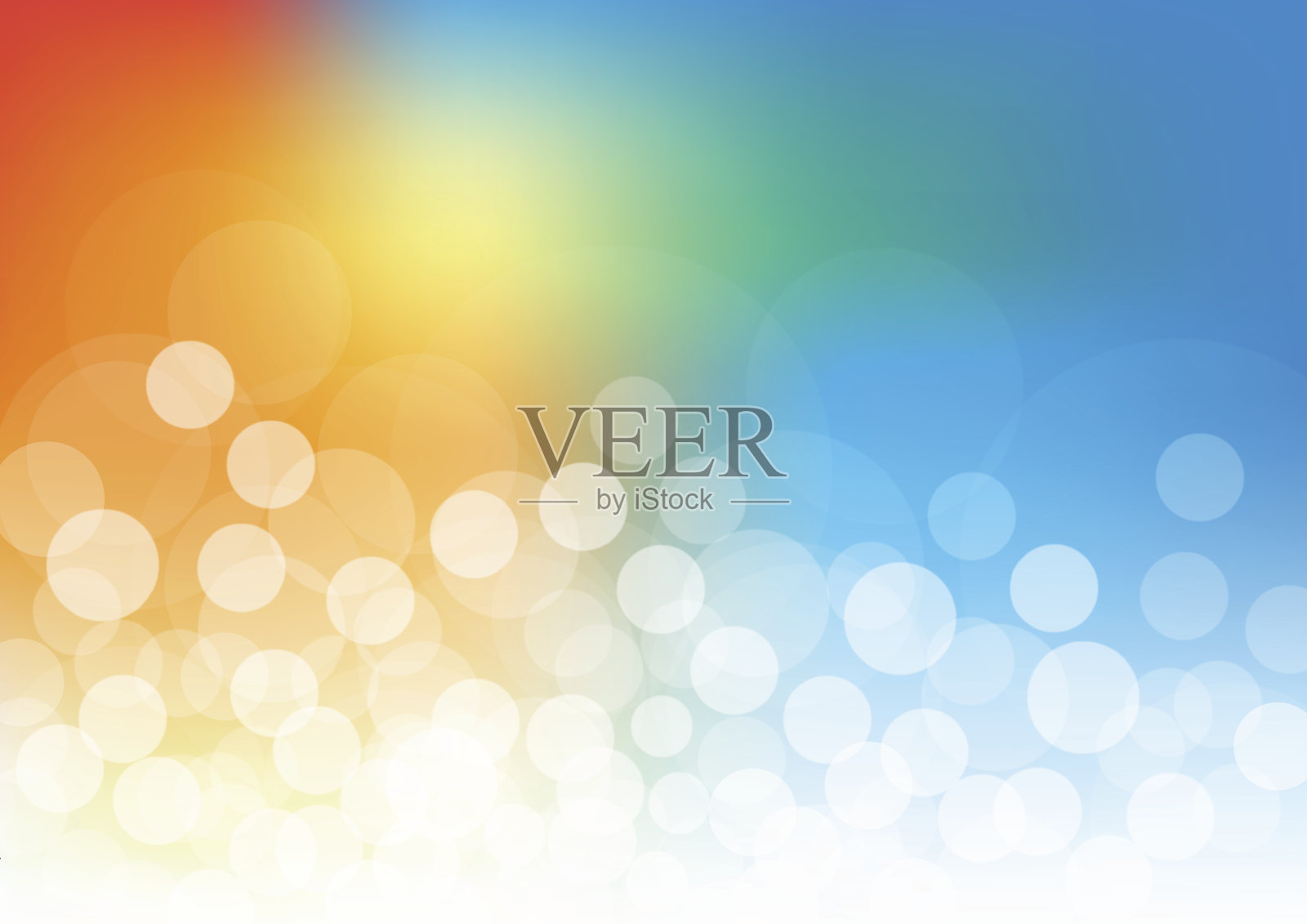 散焦背景插画图片素材