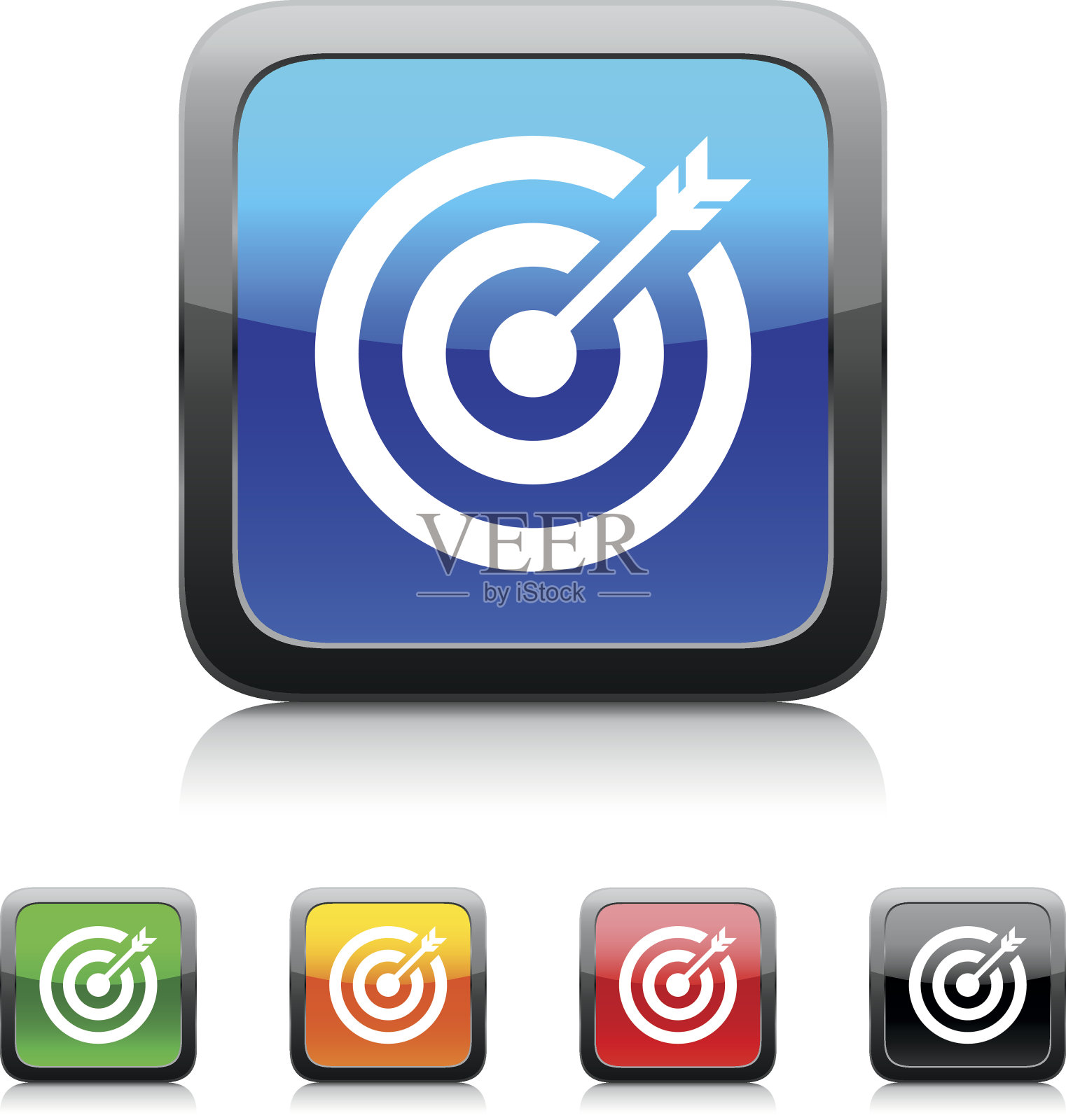 目标图标上的颜色按钮。图标素材