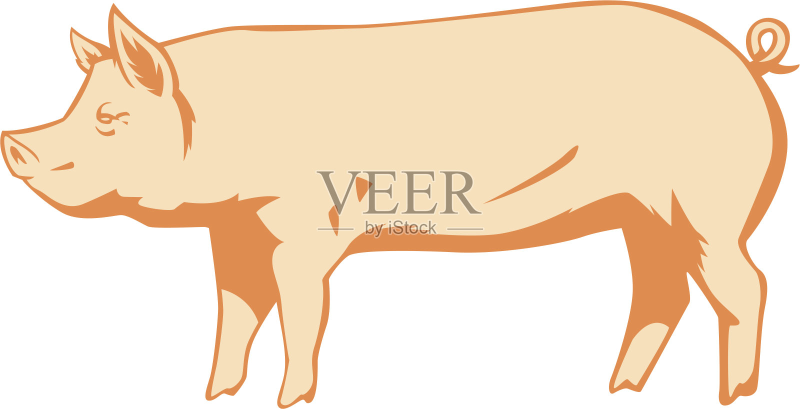 猪设计元素图片