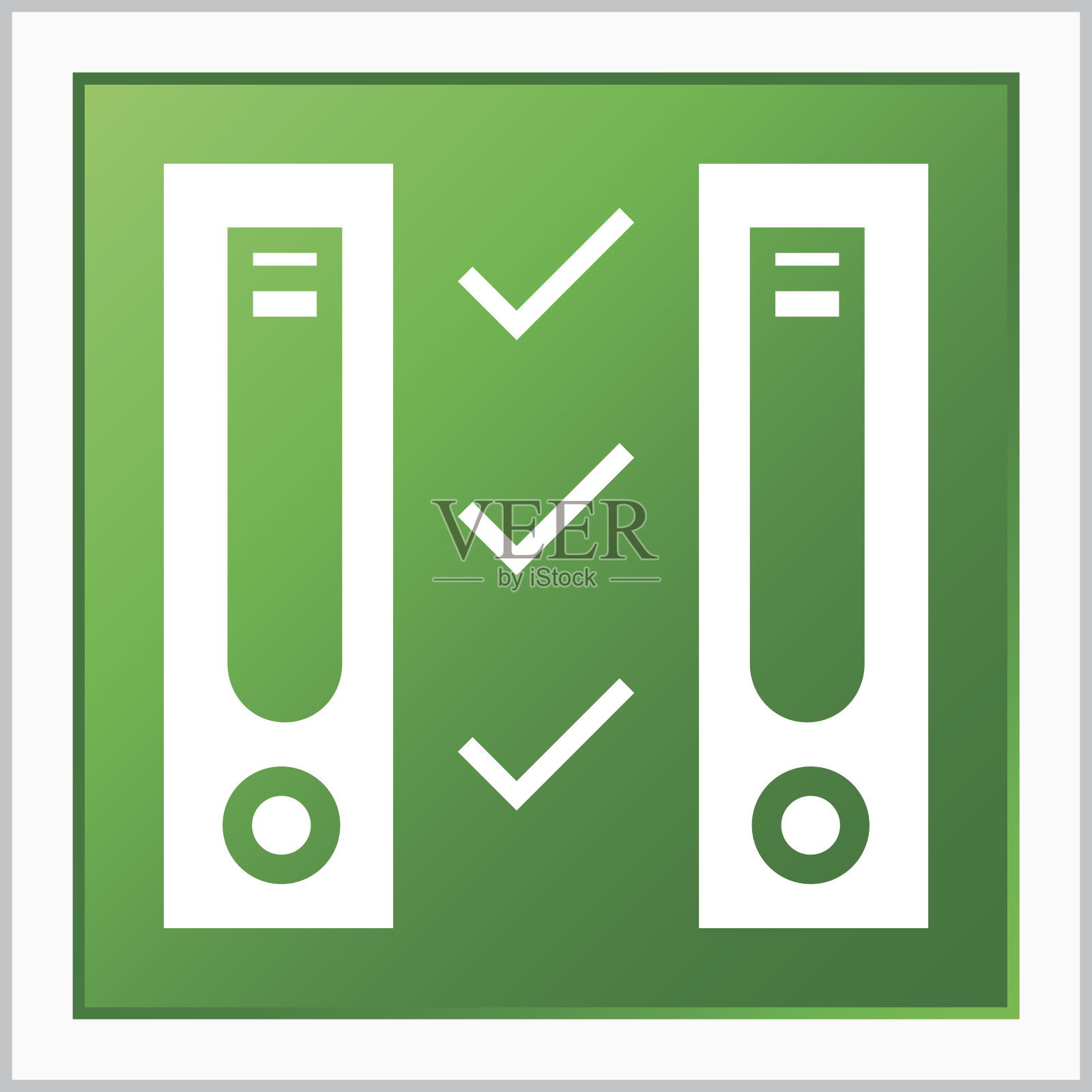 一个正方形按钮上的网络服务器图标。插画图片素材