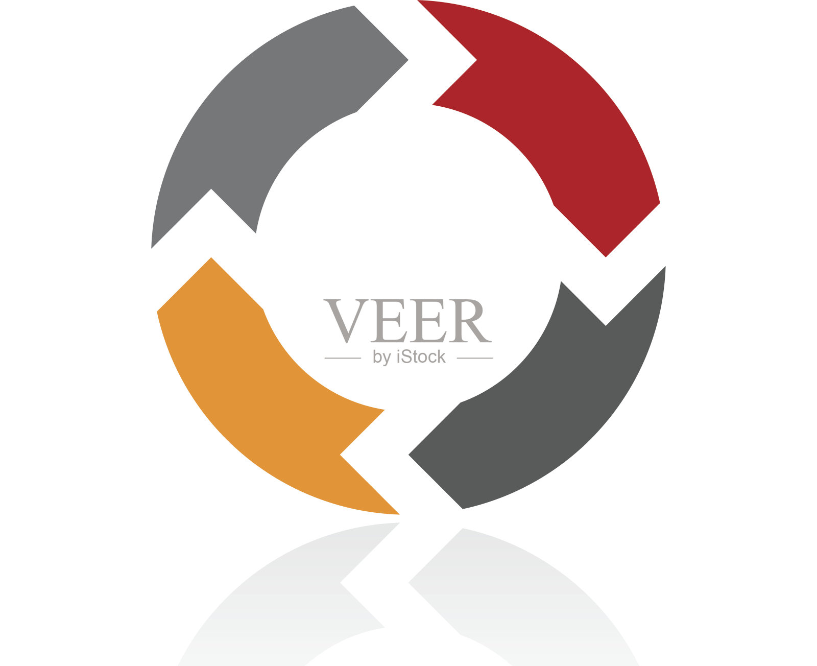 雪佛龙图表图标上的白色背景。图标素材