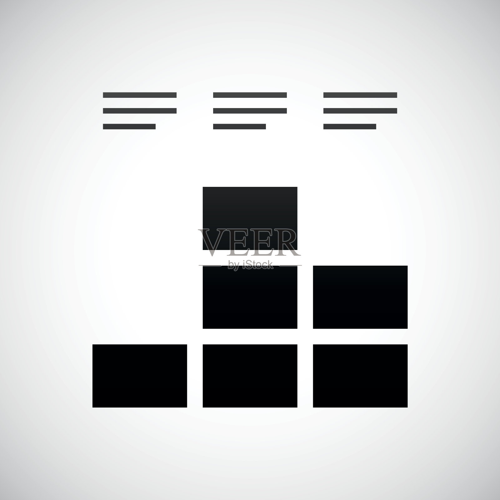 条形图图标上的白色背景。图标素材