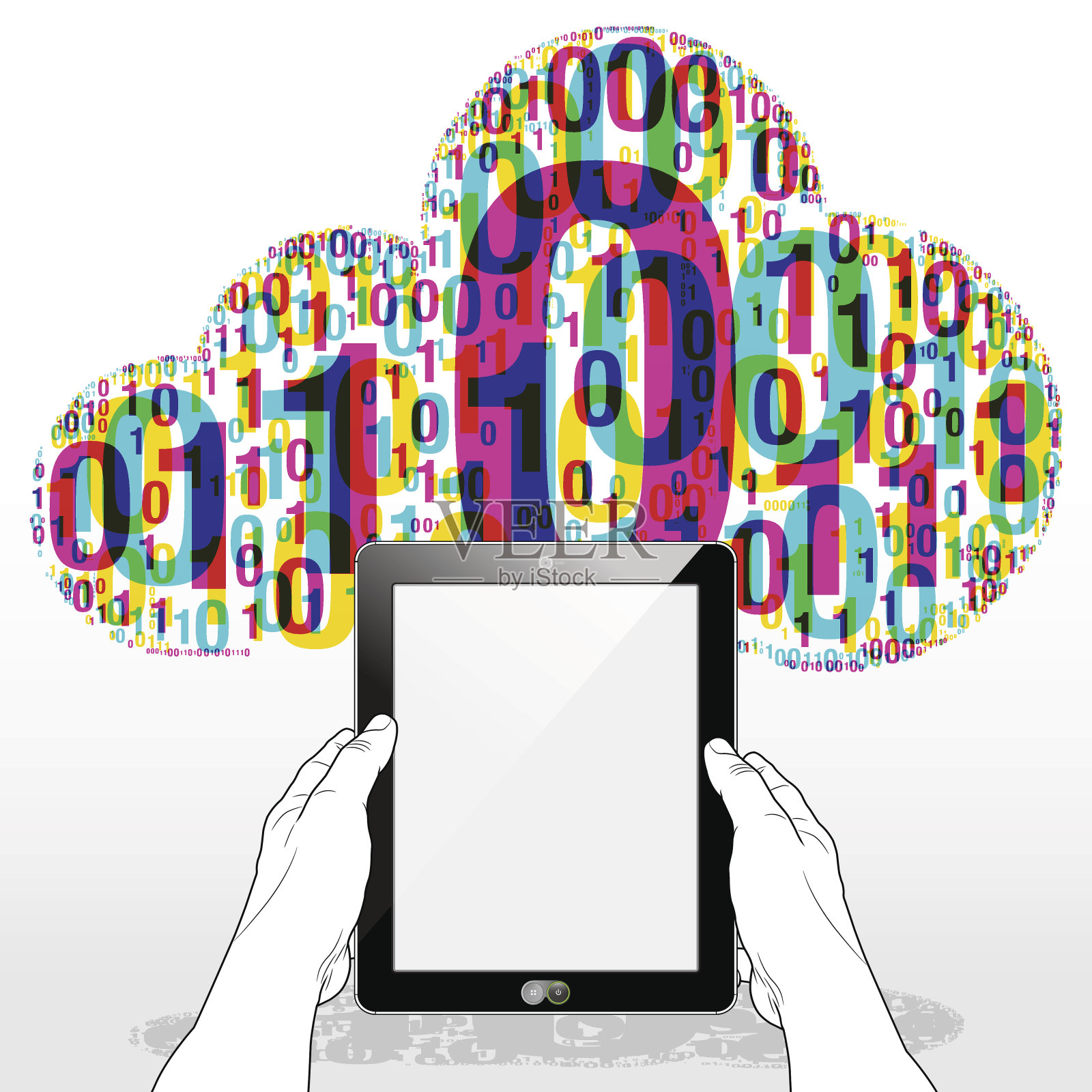 通过数字平板电脑实现数字在线插画图片素材