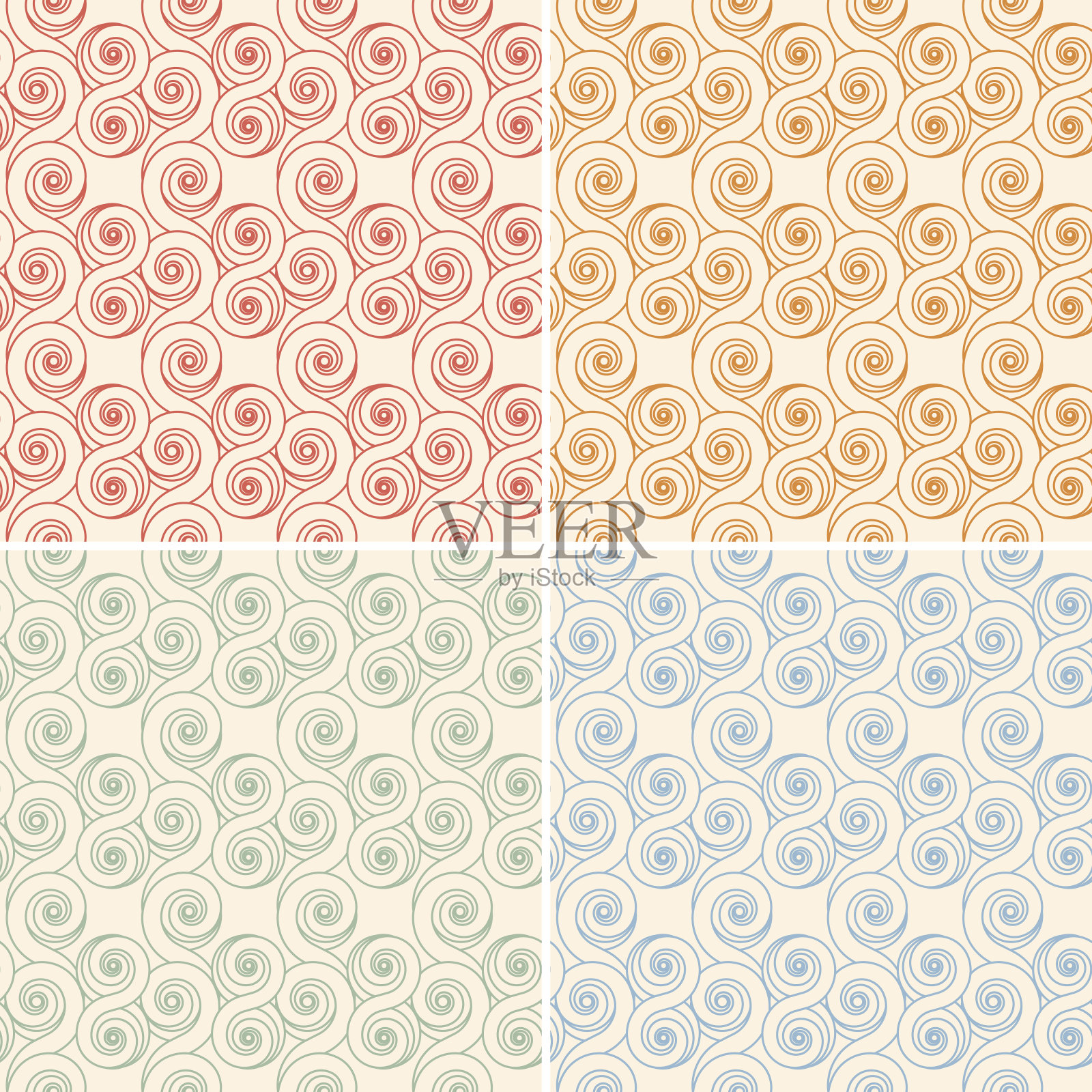 无缝模式插画图片素材