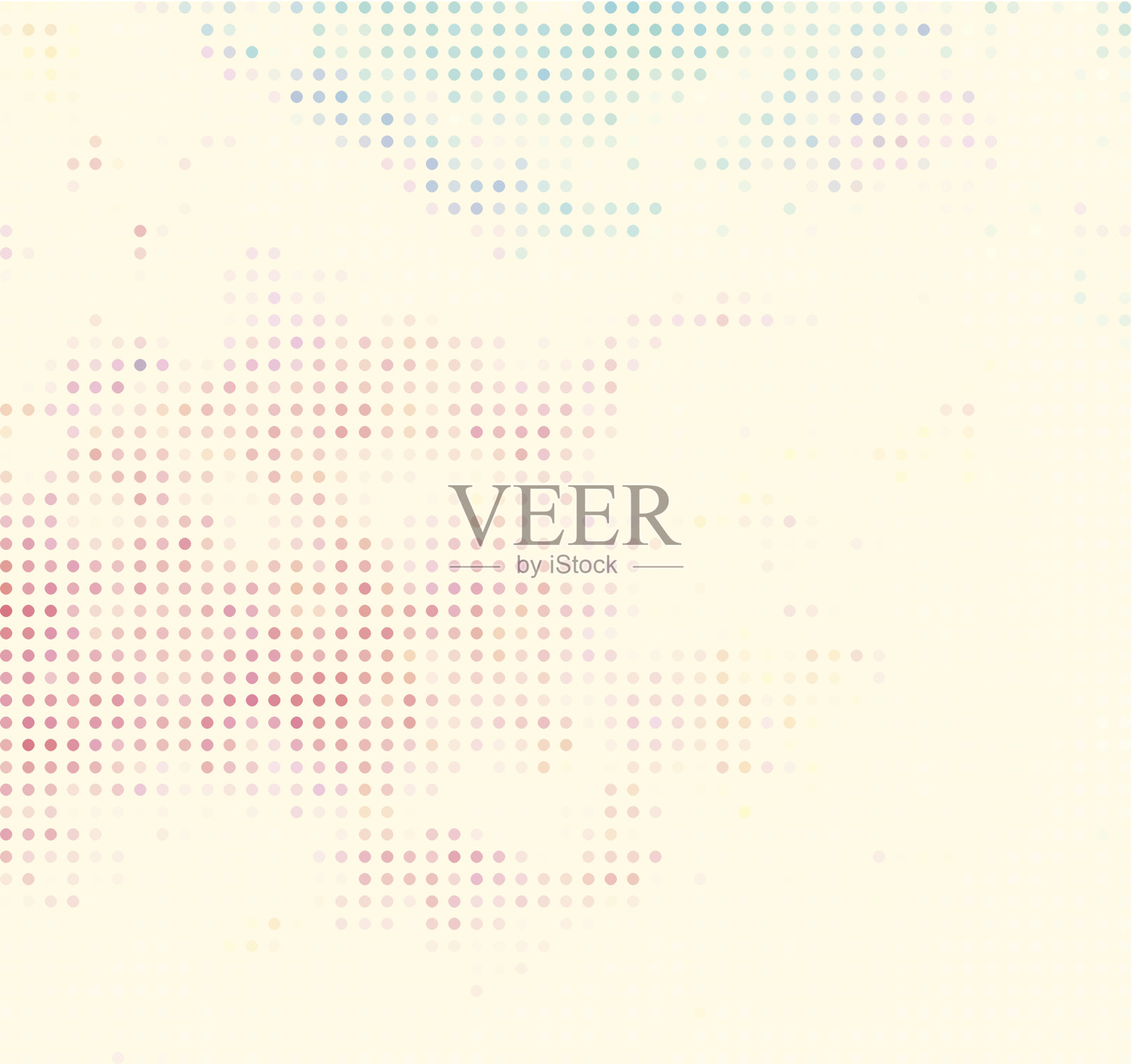 抽象色彩圆点花纹背景插画图片素材