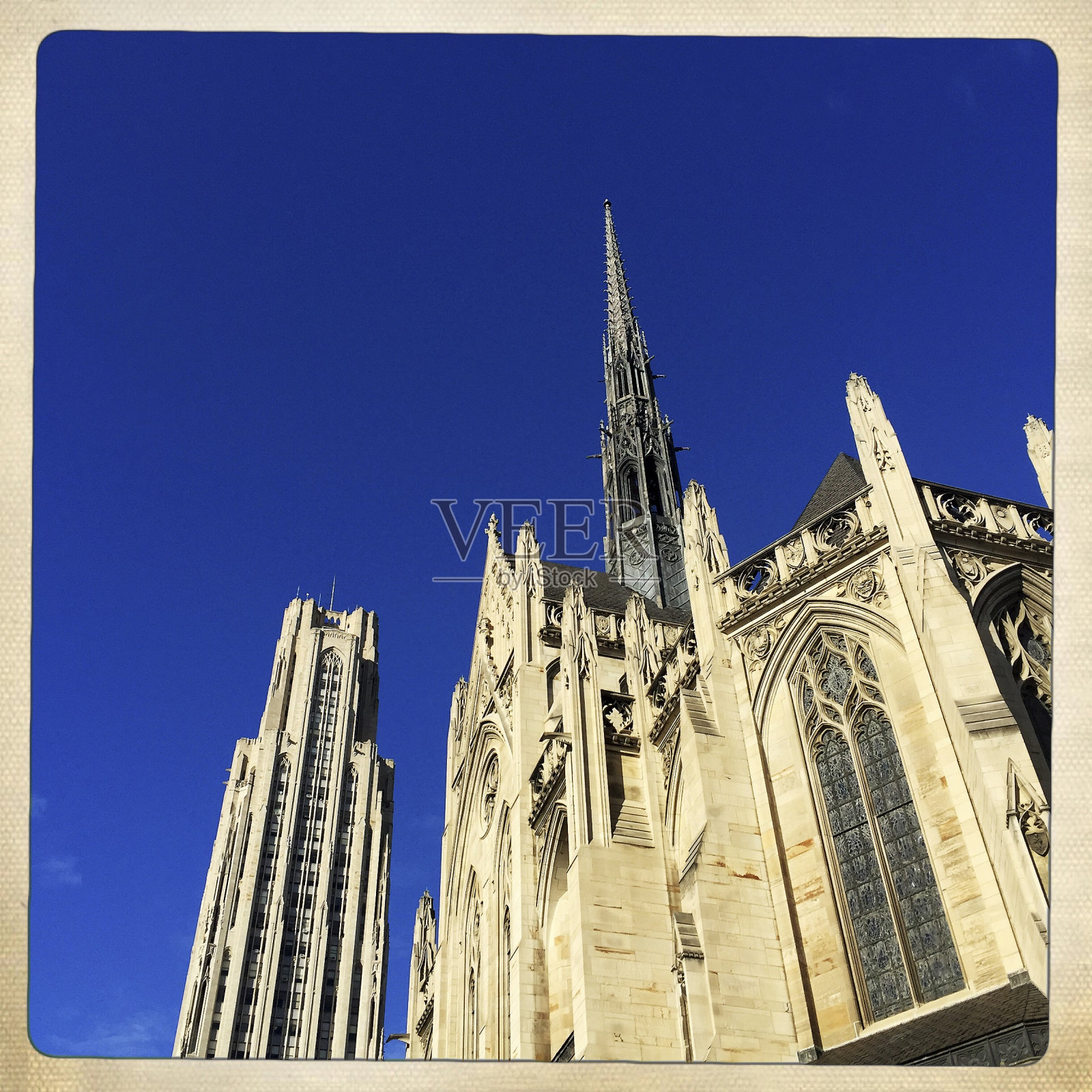 匹兹堡的海因茨教堂和学习大教堂照片摄影图片