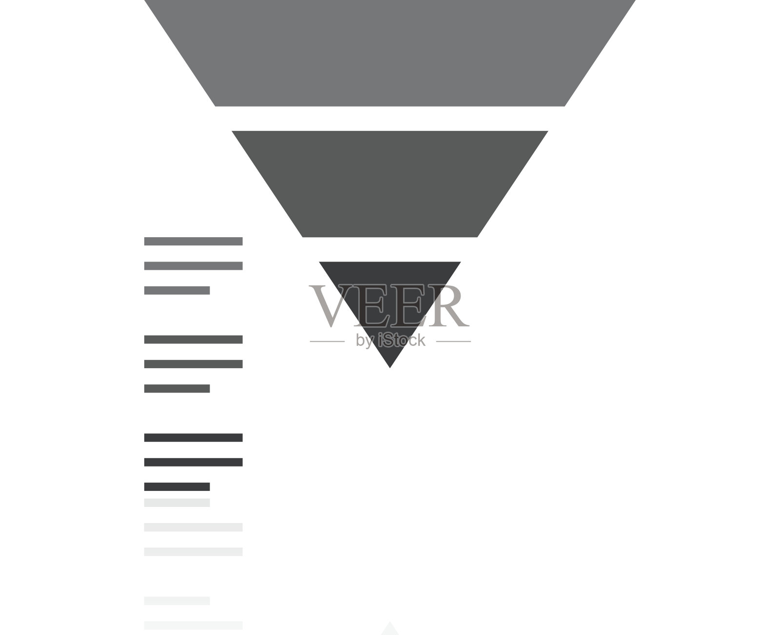 金字塔图标上的白色背景。- - - - - - '系列插画图片素材