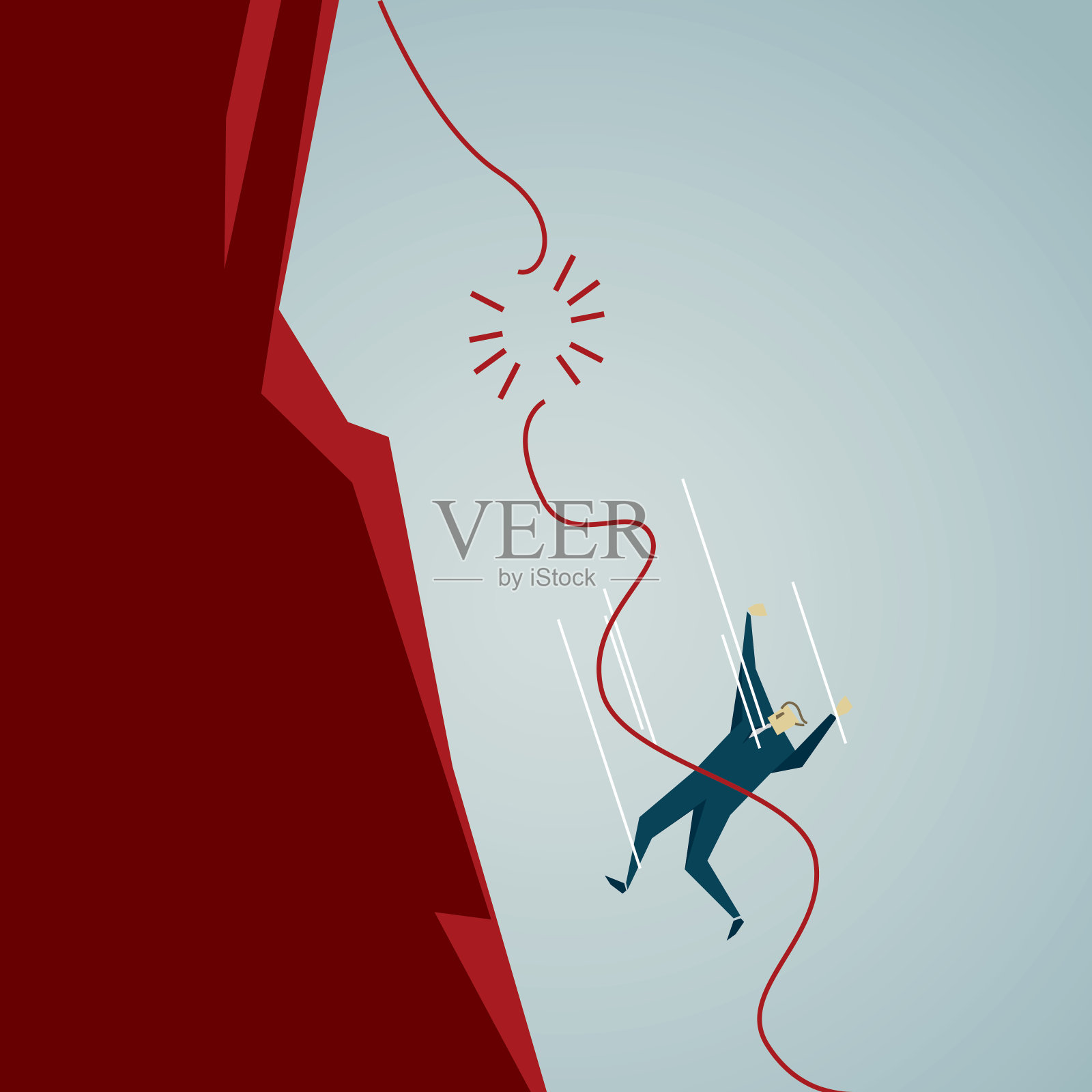 危险插画图片素材