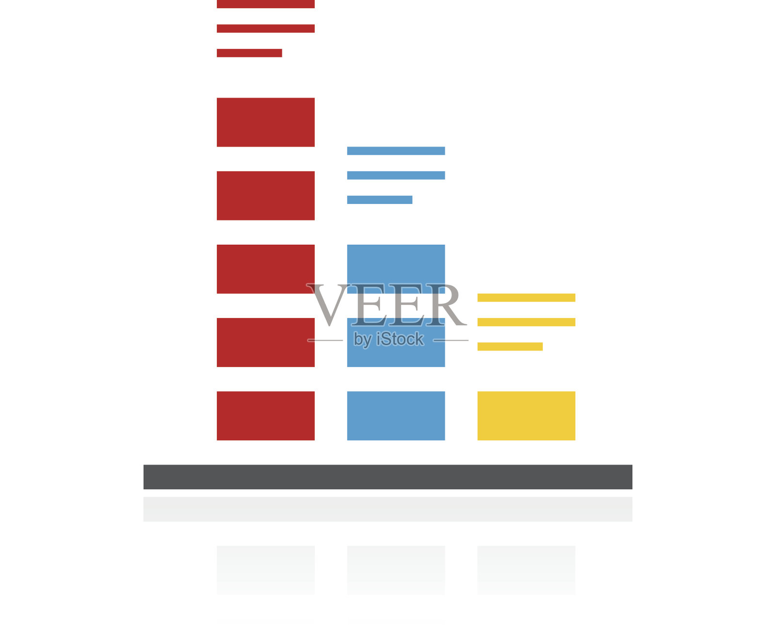 条形图图标上的白色背景。——ColorSeries图标素材