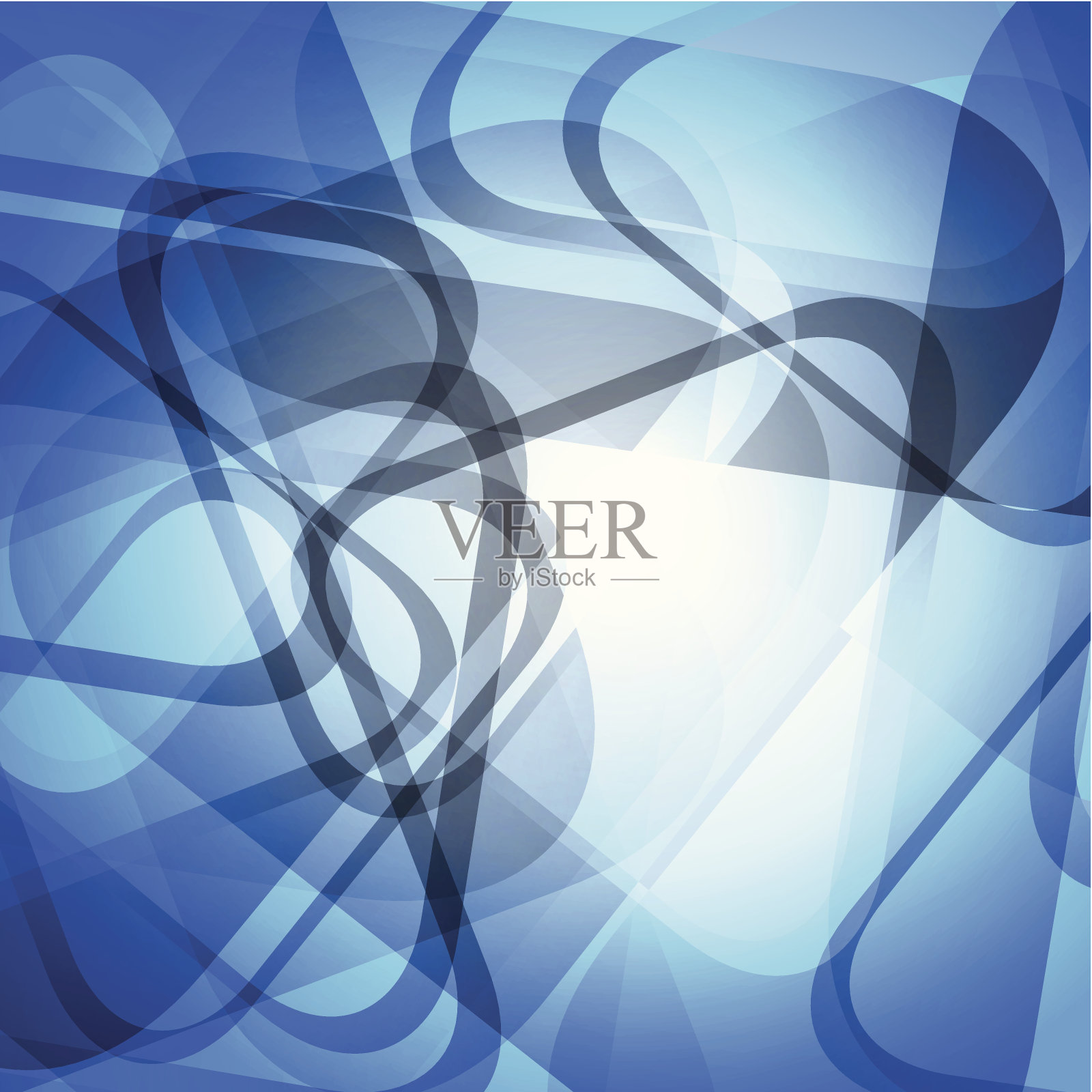 抽象蓝色透明技术图案背景插画图片素材