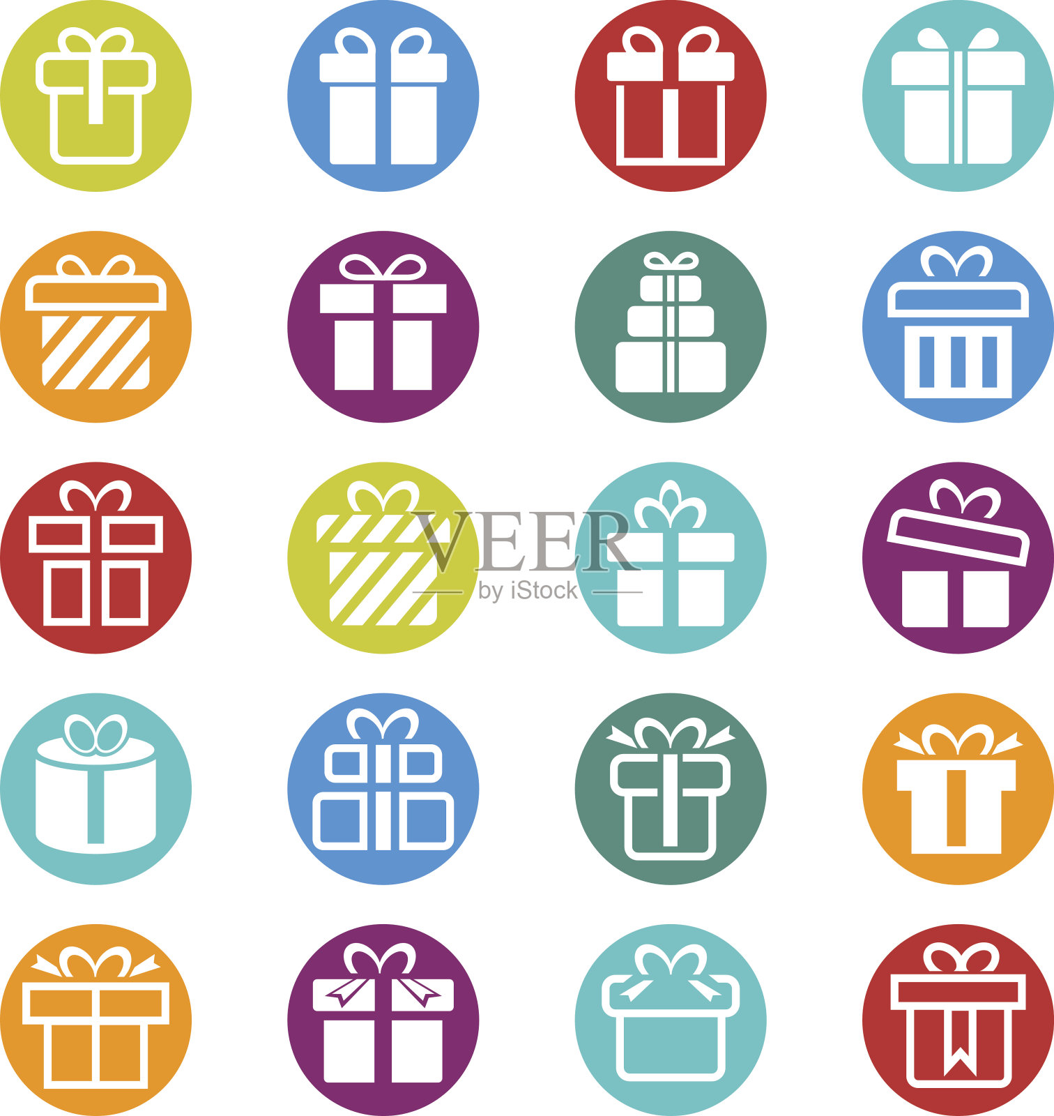 礼物图标设置图标素材