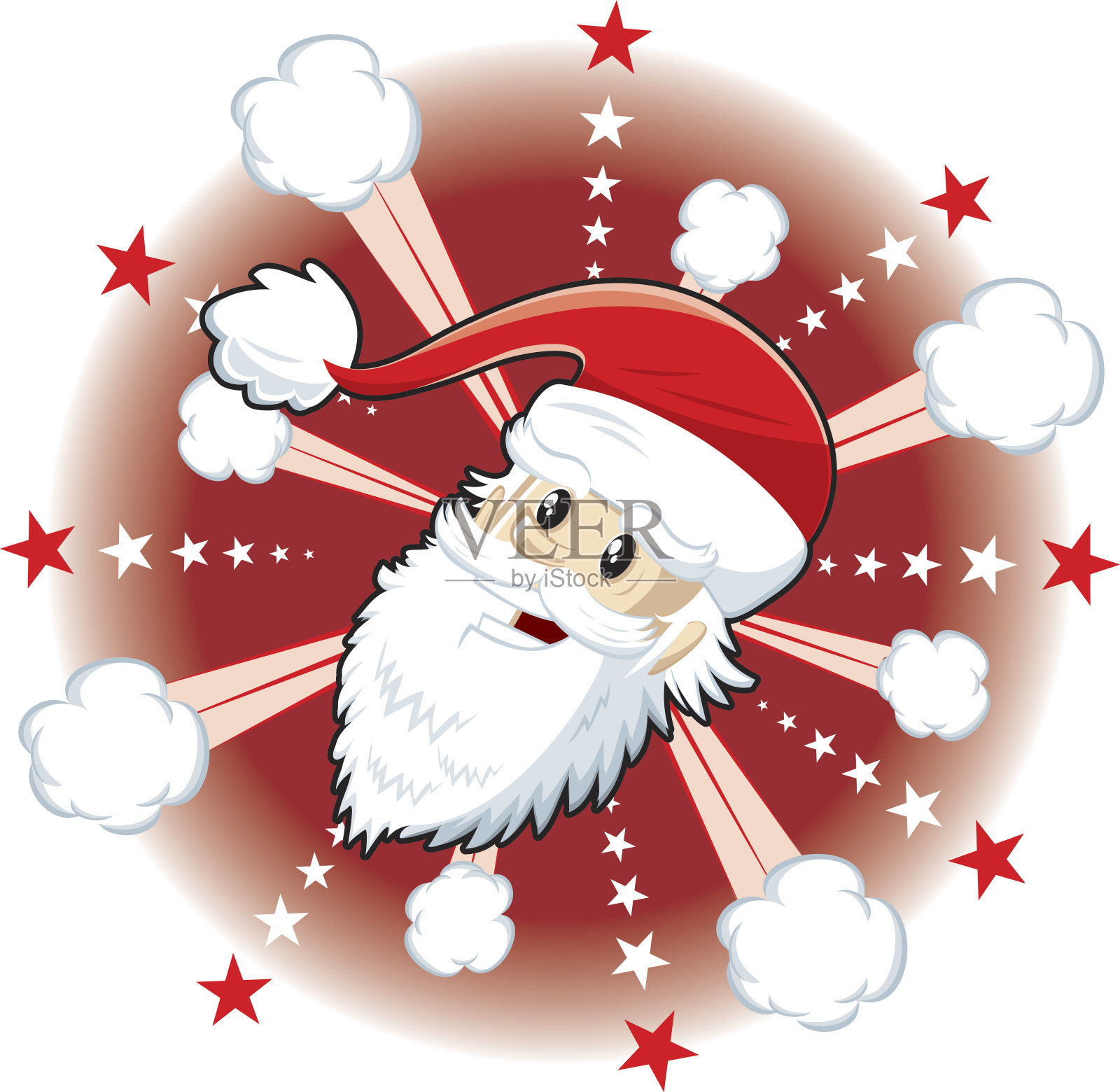 圣诞晚会向量插画图片素材