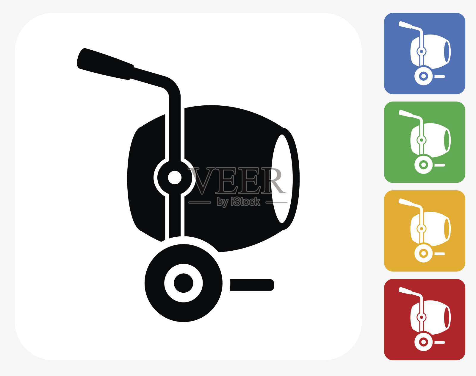 水泥图标平面设计插画图片素材