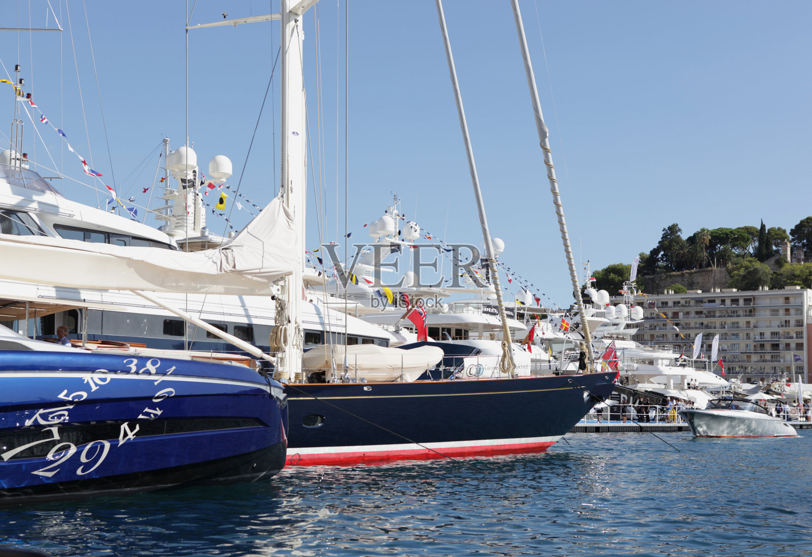 摩纳哥游艇展超级游艇照片摄影图片