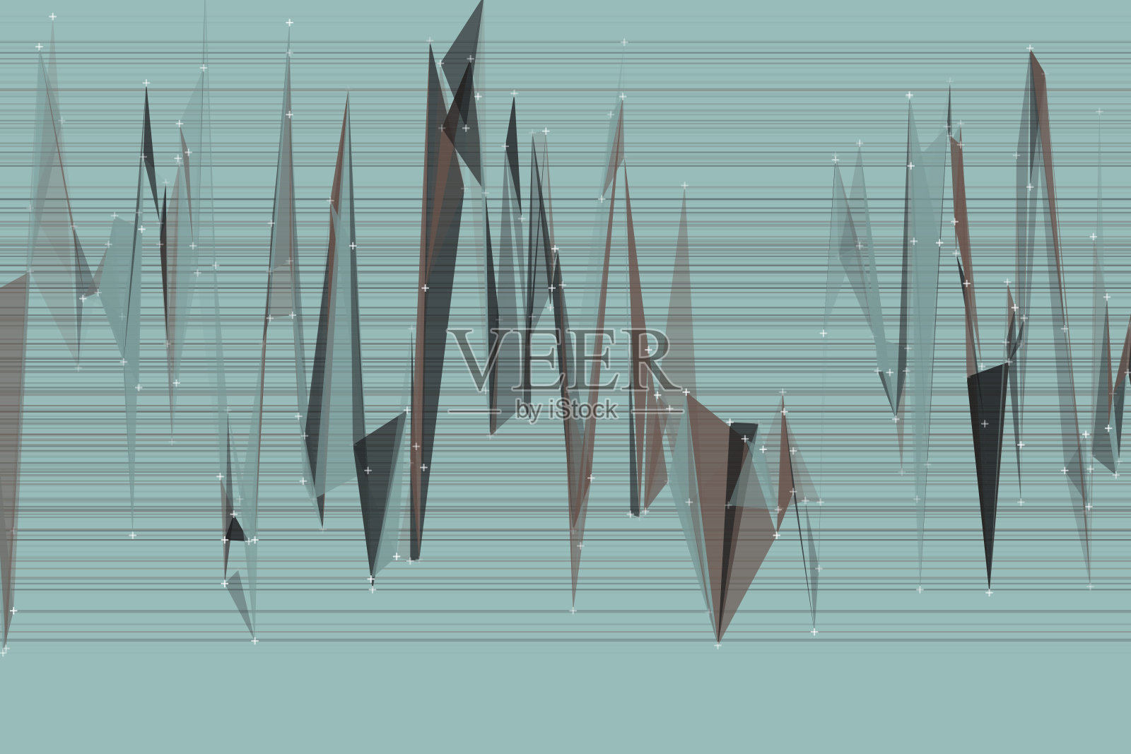 矿物三角图插画图片素材