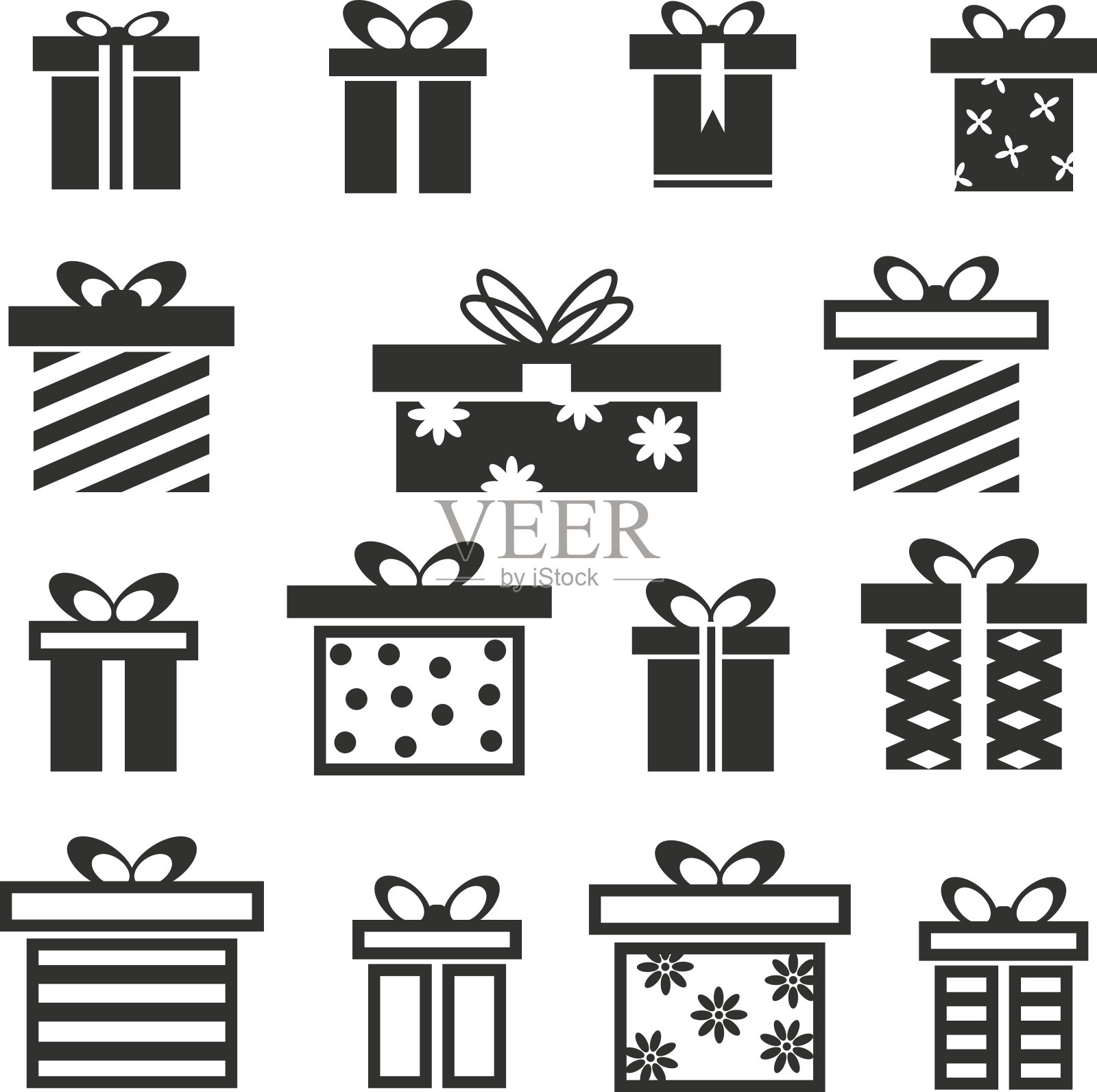 礼品盒插画图片素材