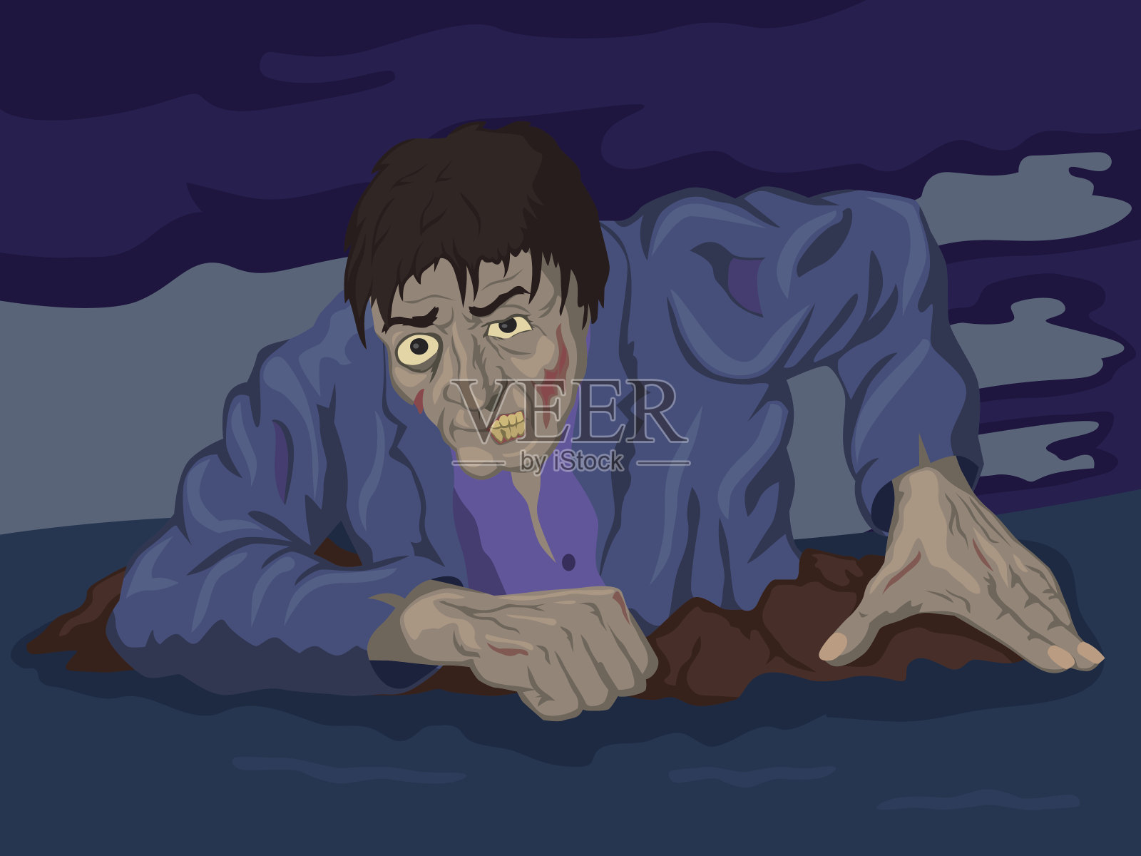 僵尸设计元素图片