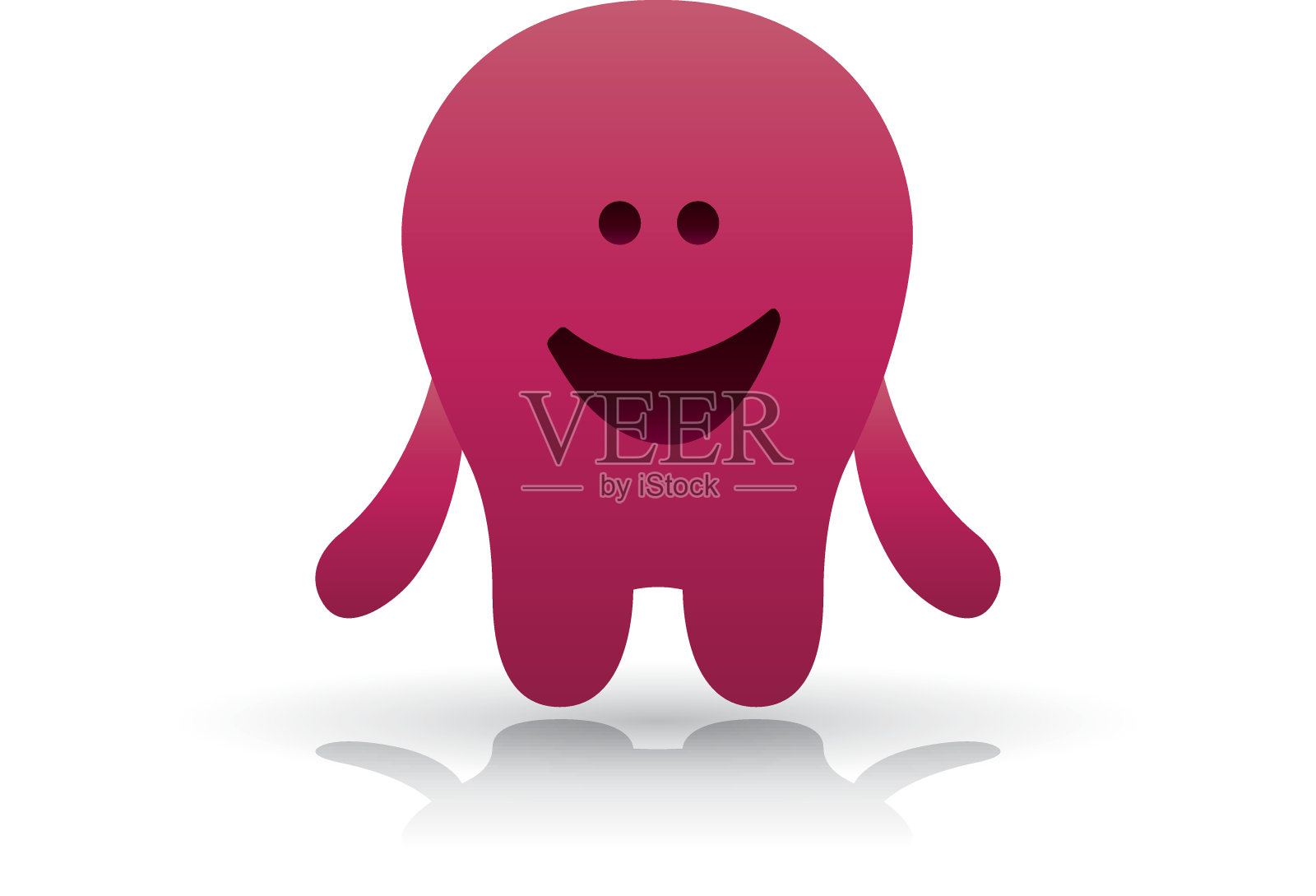 粉色卡通人物设计元素图片