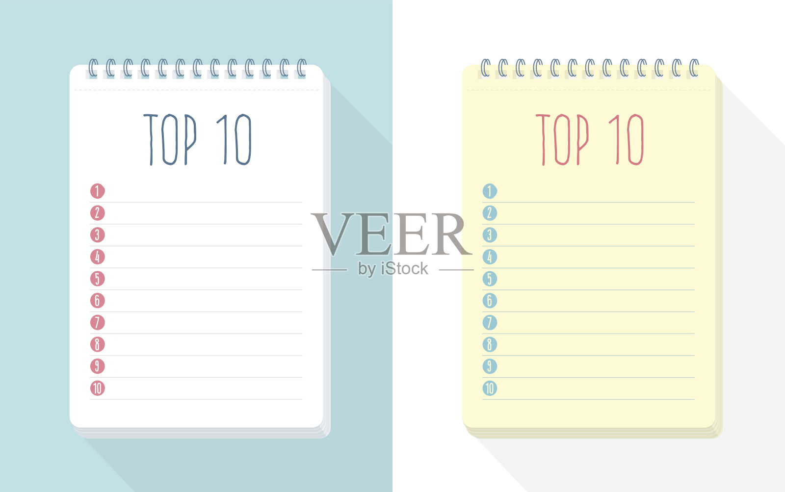 前10名名单插画图片素材