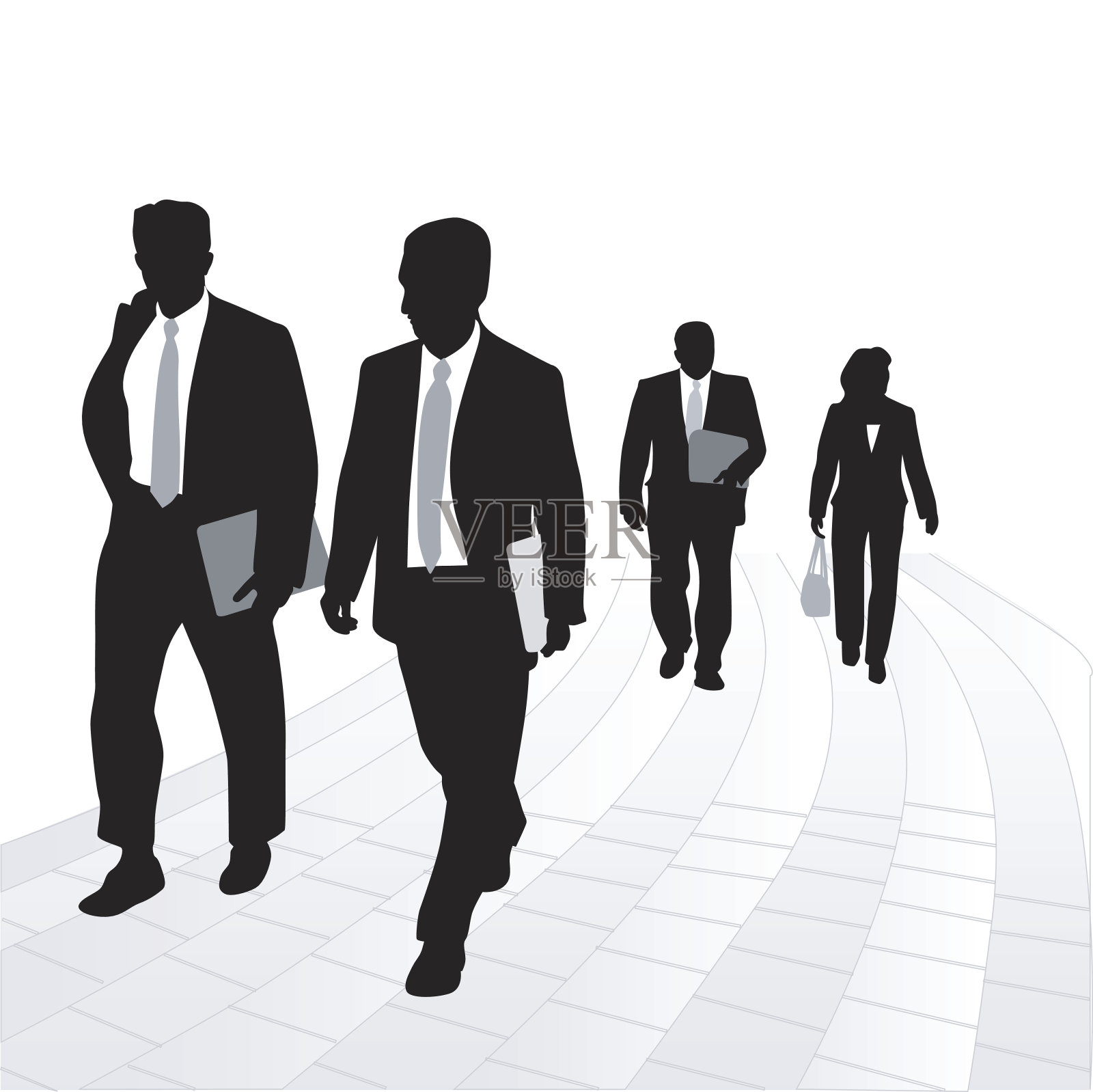 公务员插画图片素材