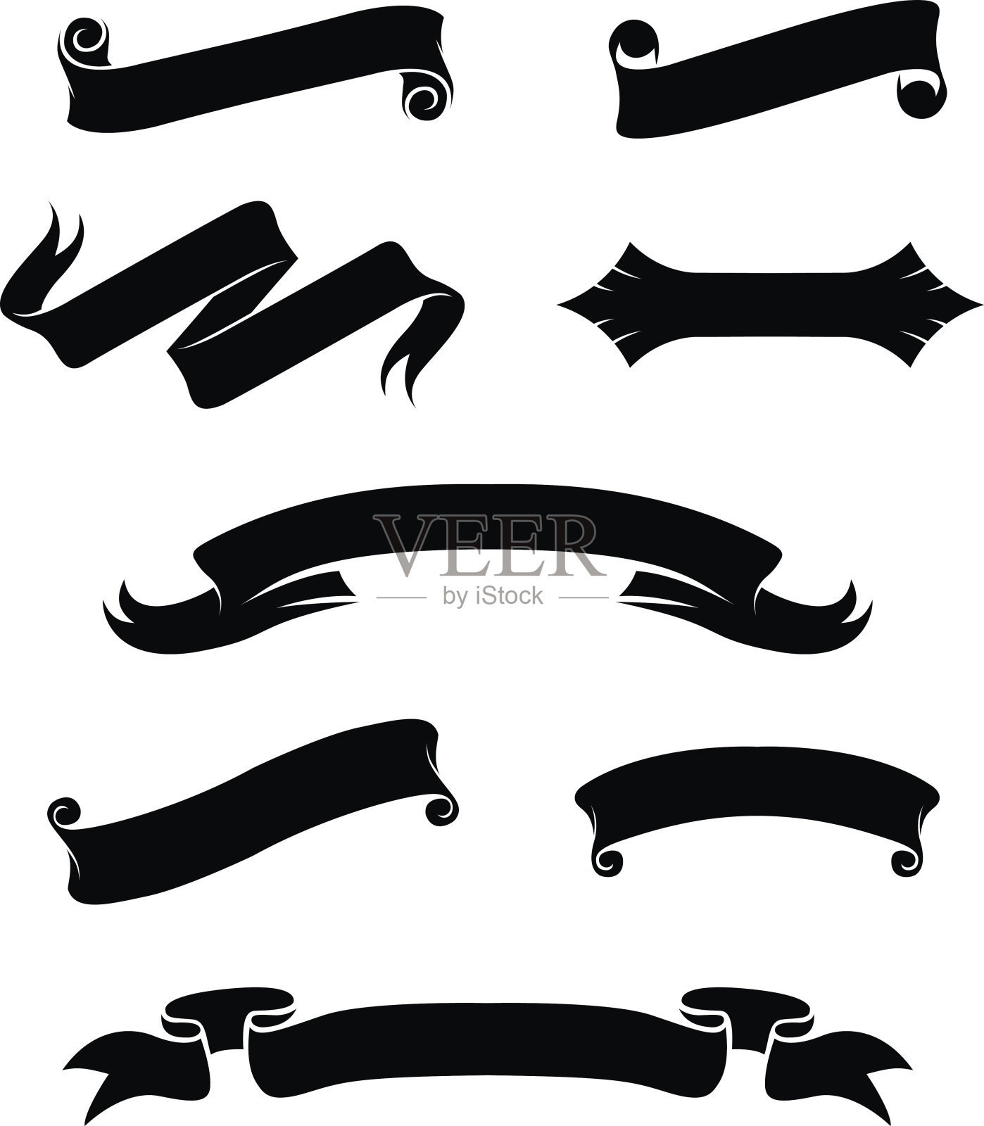 横幅设计元素图片