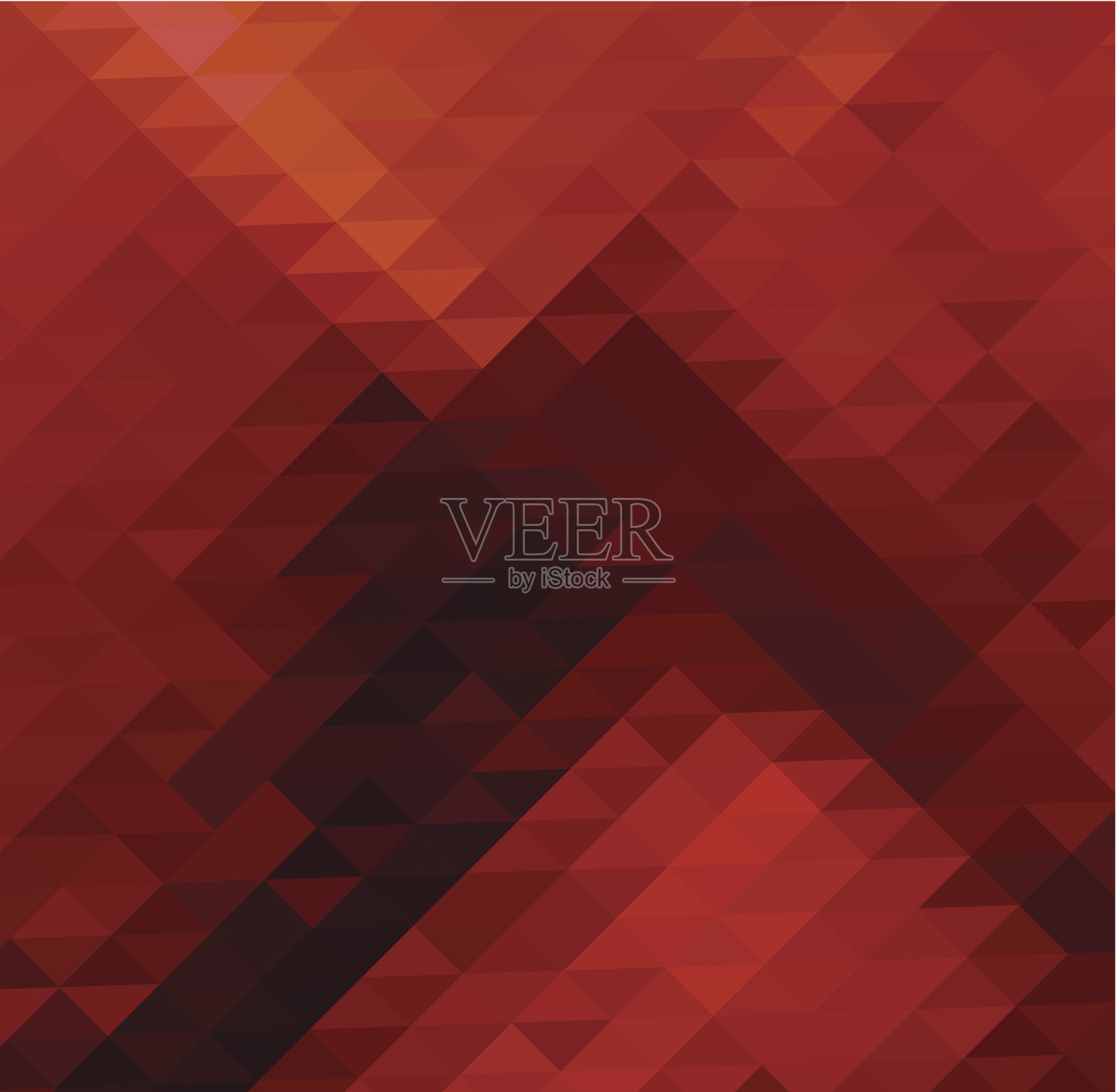 抽象的红色三角形图案背景插画图片素材