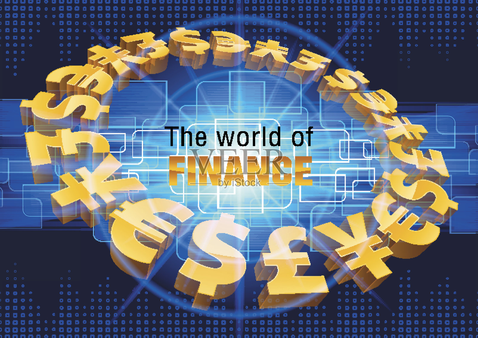 财务图表插画图片素材