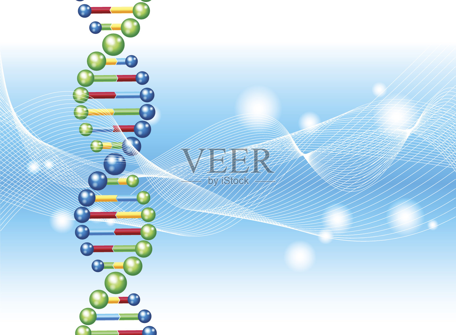 脱氧核糖核酸烘焙场插画图片素材