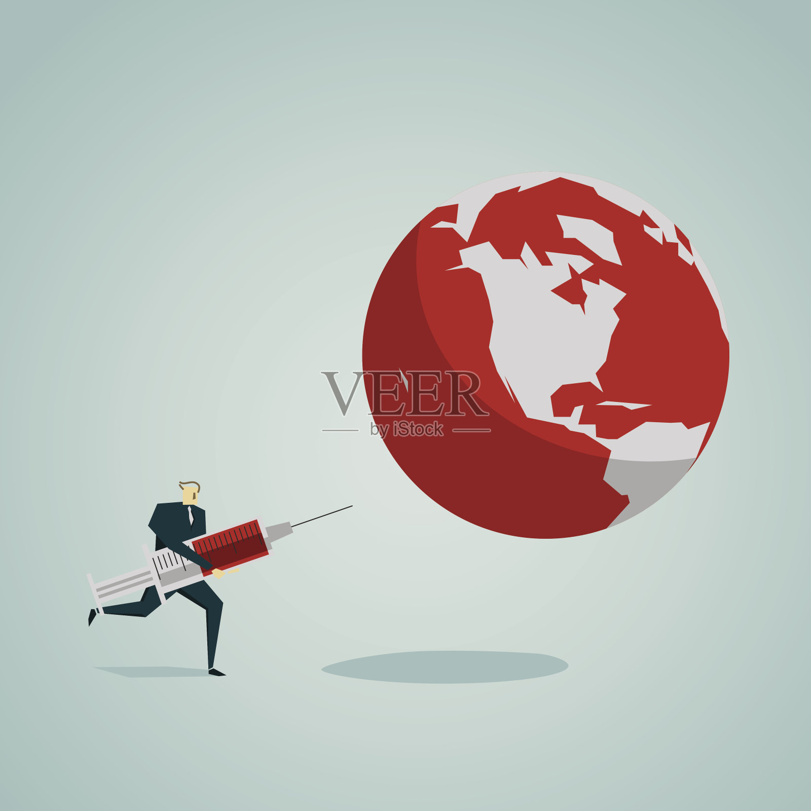 商人插画图片素材