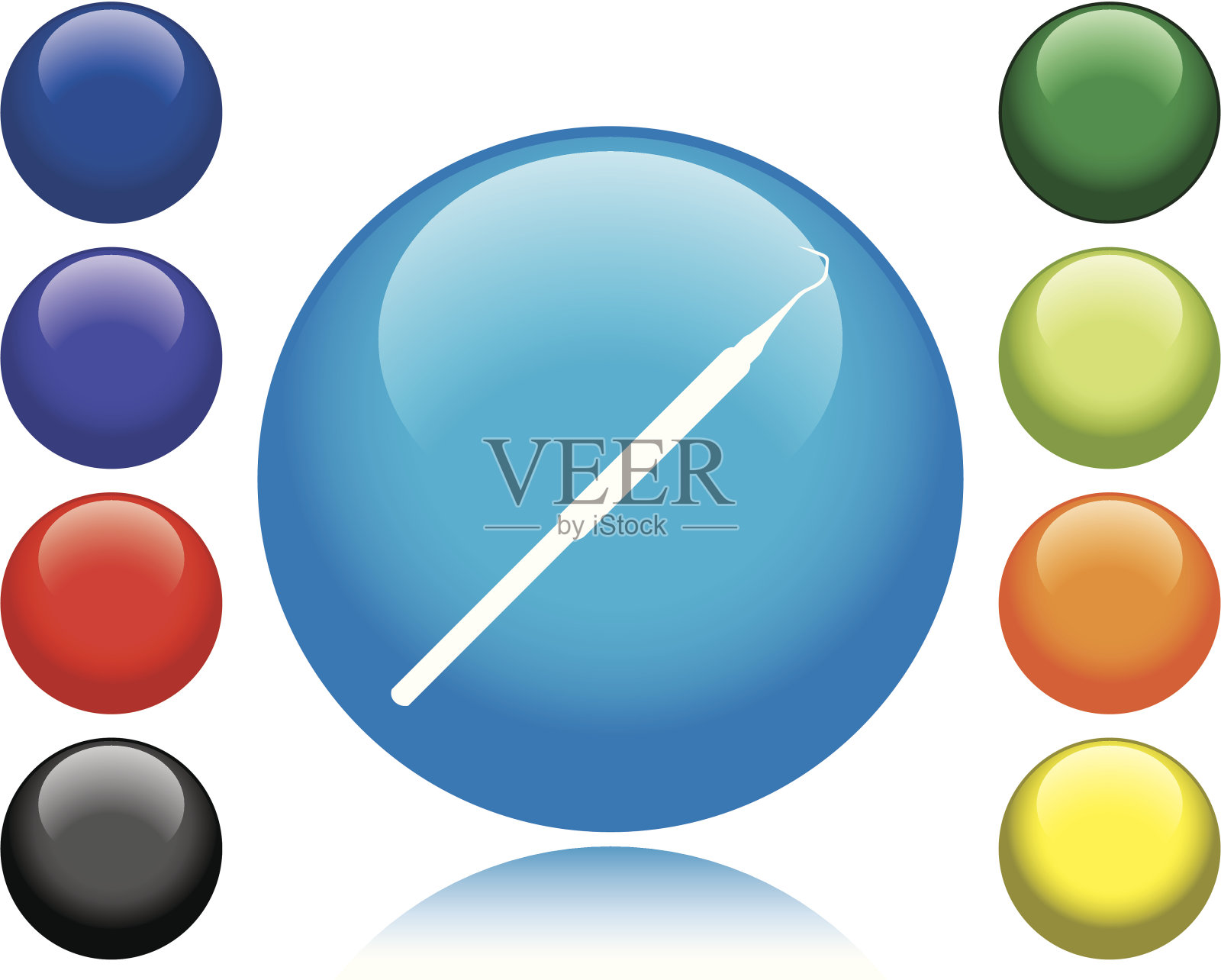 牙科选择图标设计元素图片