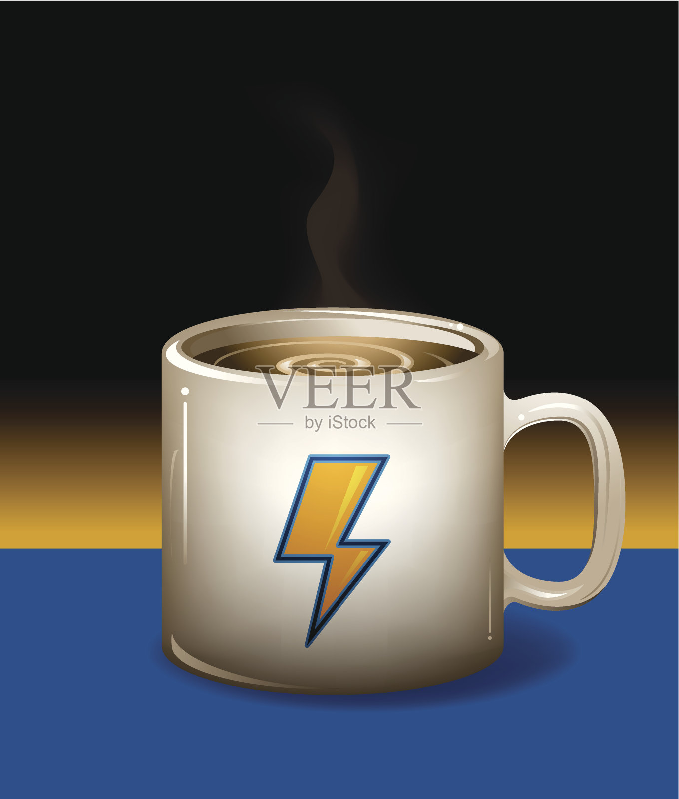 早上震动设计元素图片