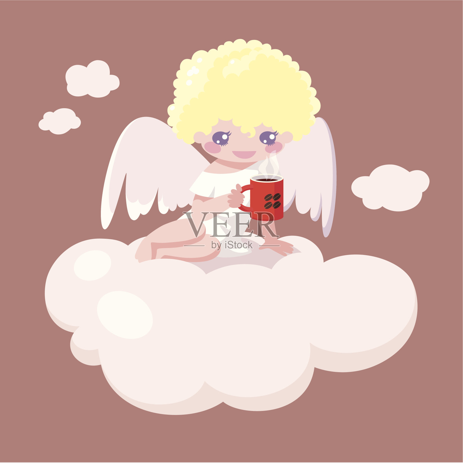 休息时间设计元素图片