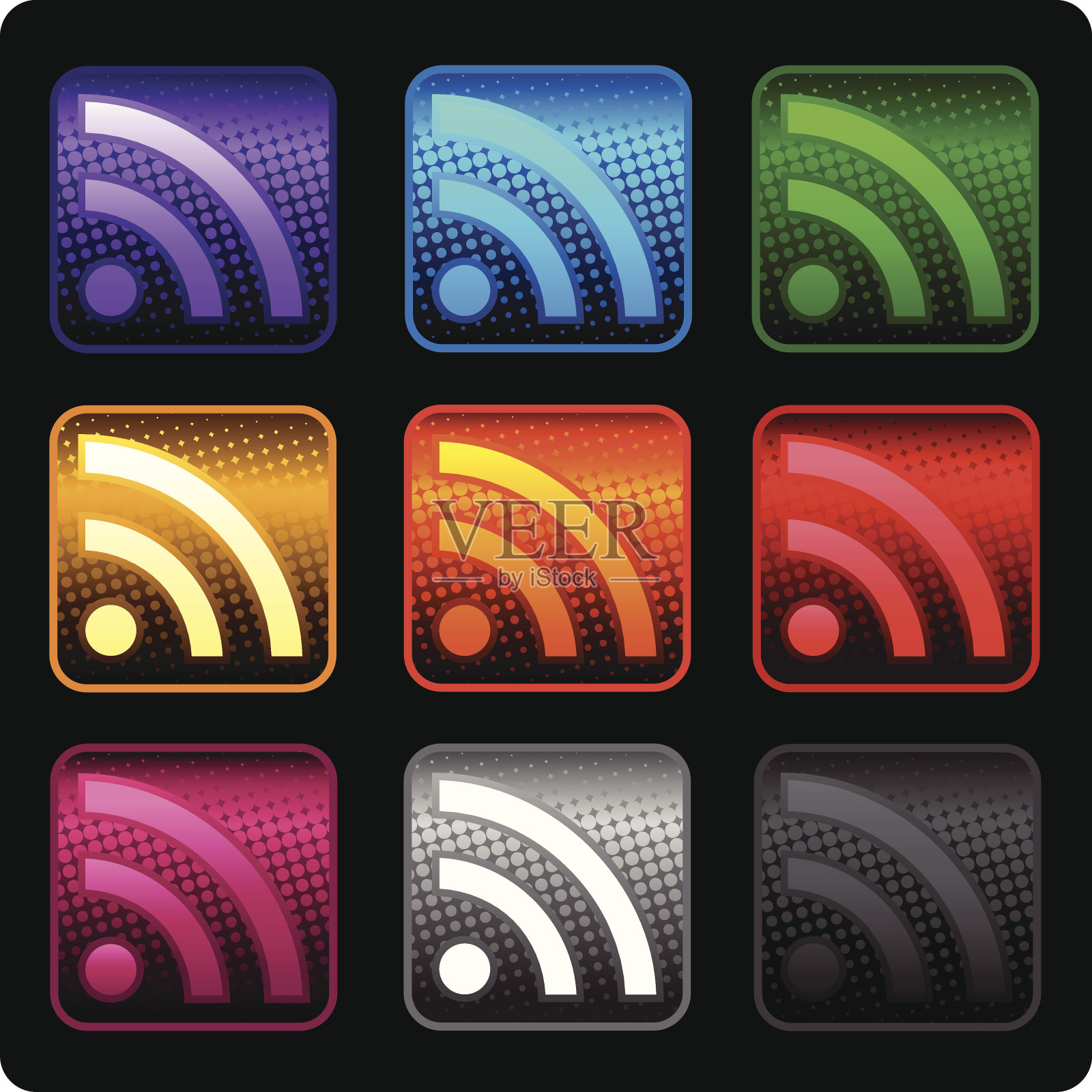 RSS提要图标素材