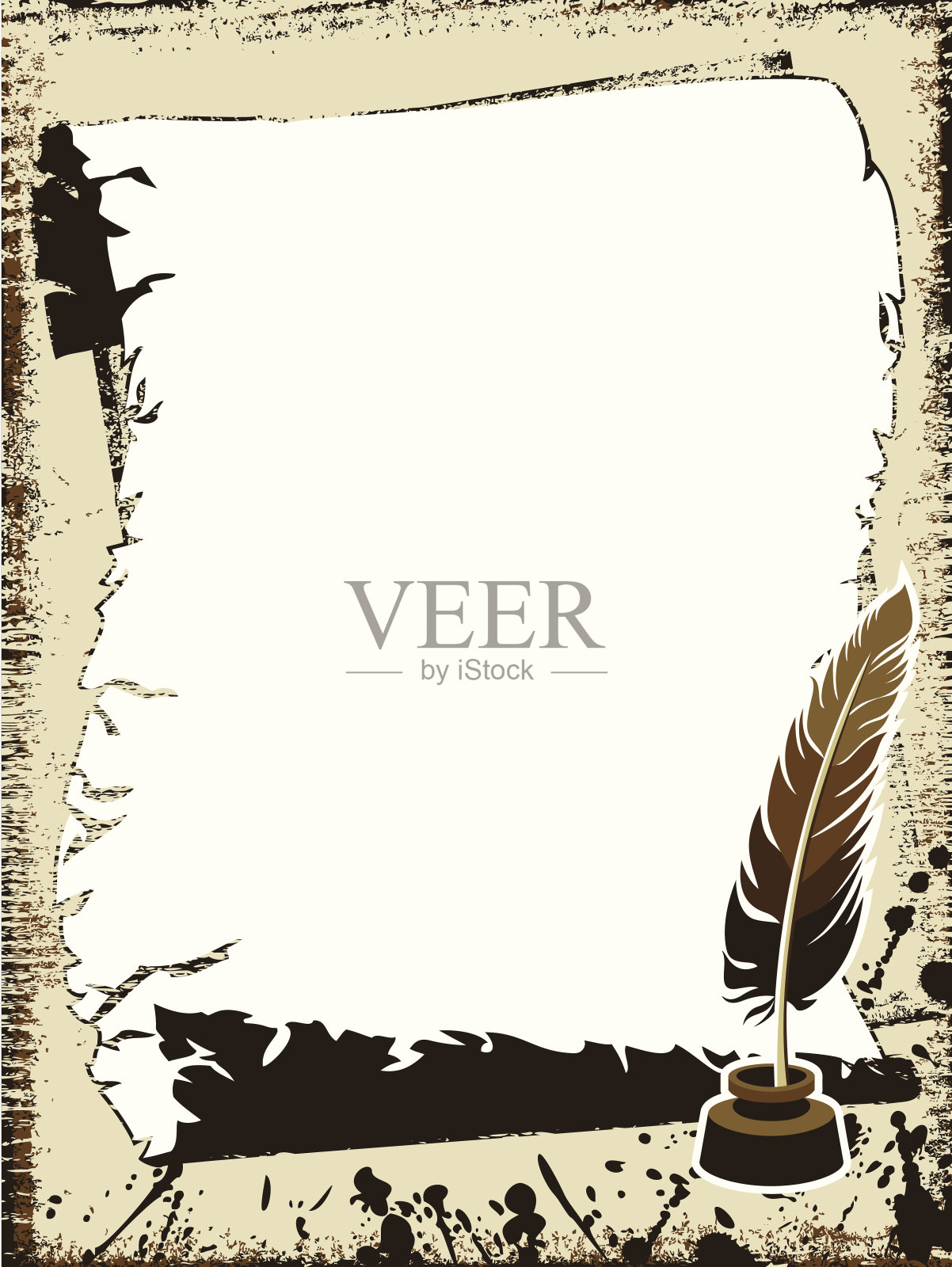 古老的背景插画图片素材