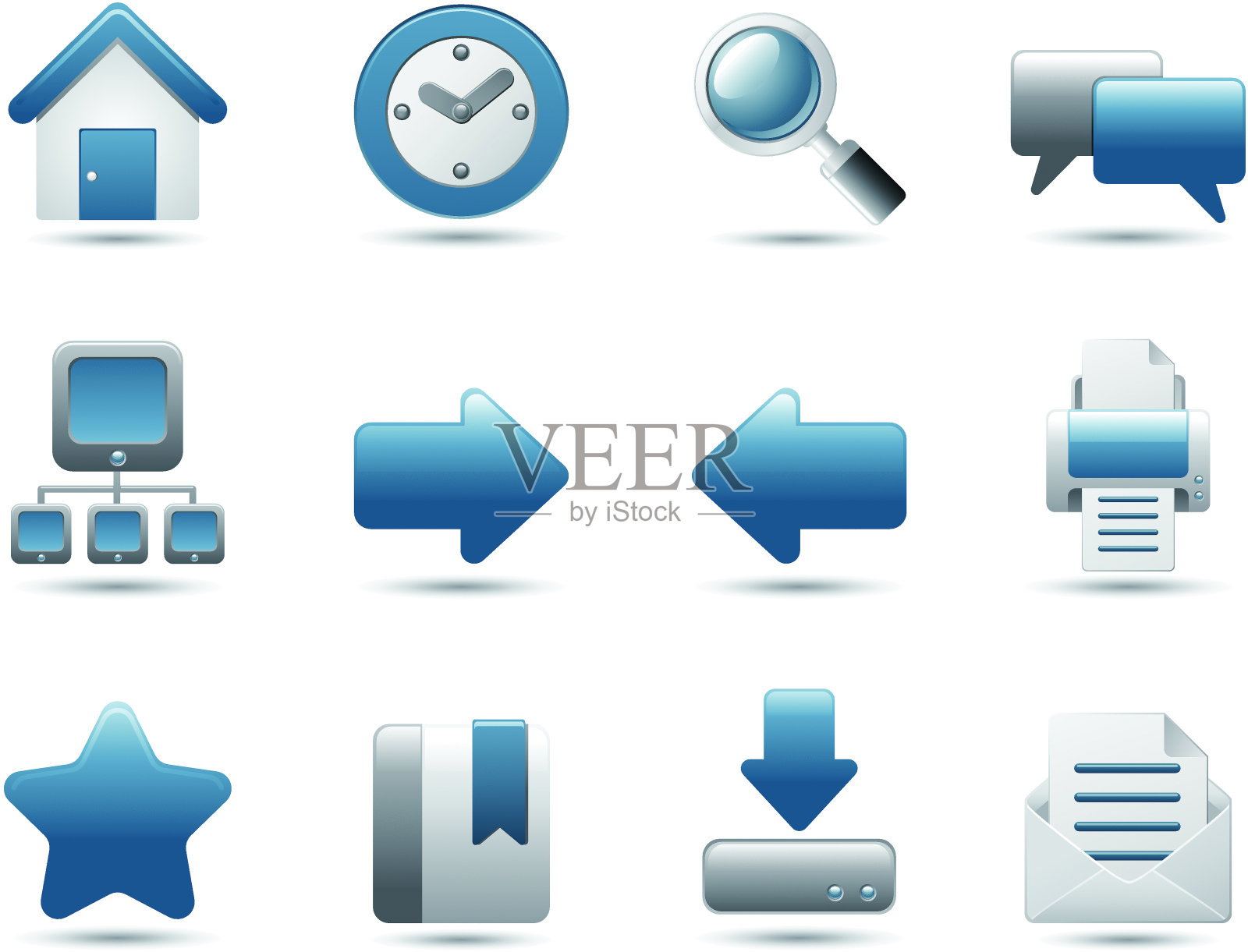 网站及互联网图标图标素材