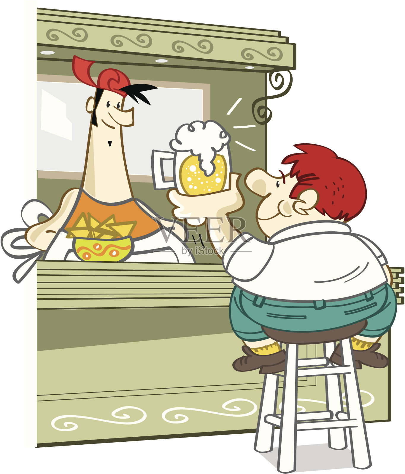 回家前的最后一杯啤酒设计元素图片