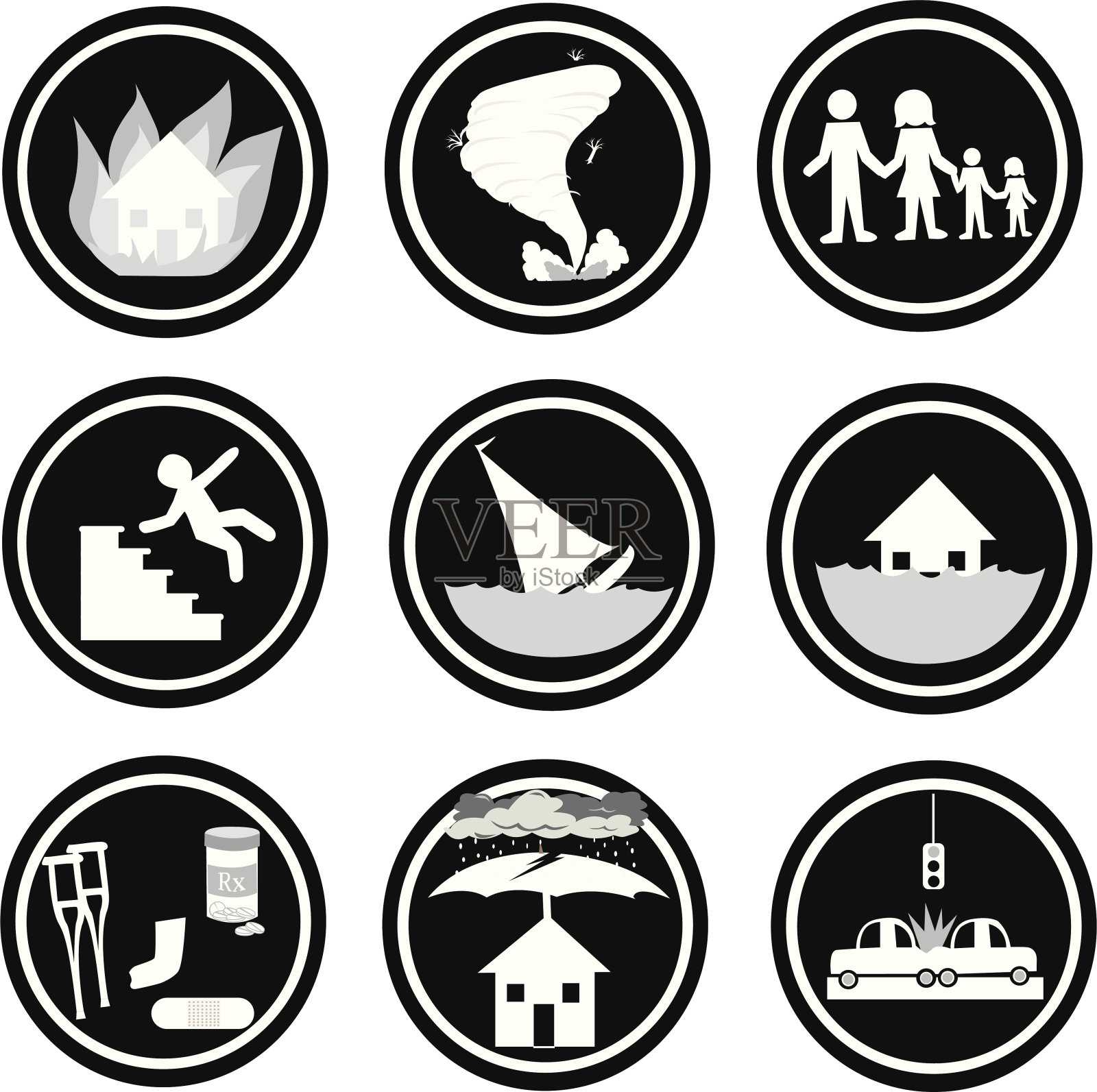 保险的图标图标素材