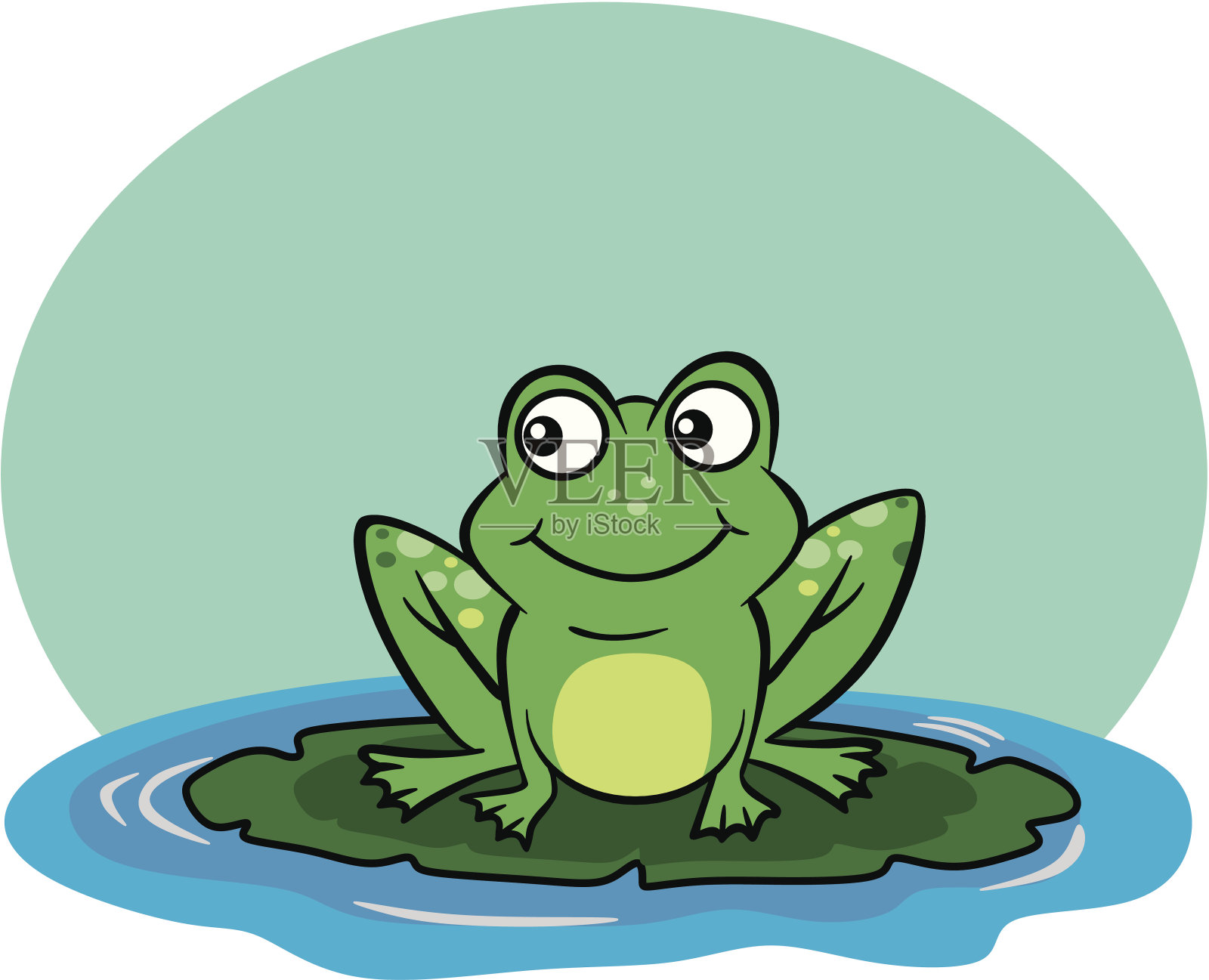 青蛙插画图片素材