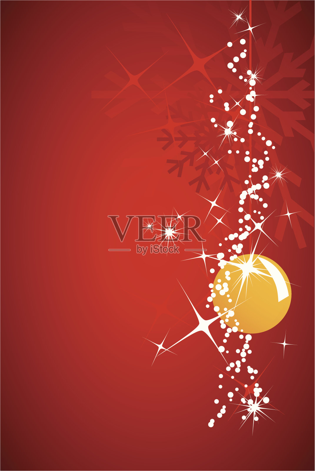 圣诞节的闪光插画图片素材