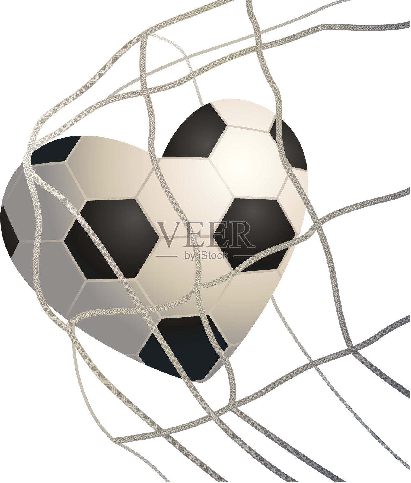 心足球插画图片素材