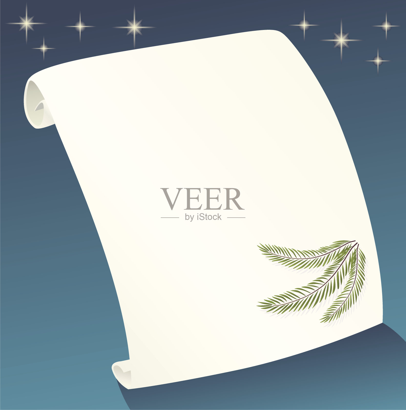 winterdocument(星夜)插画图片素材