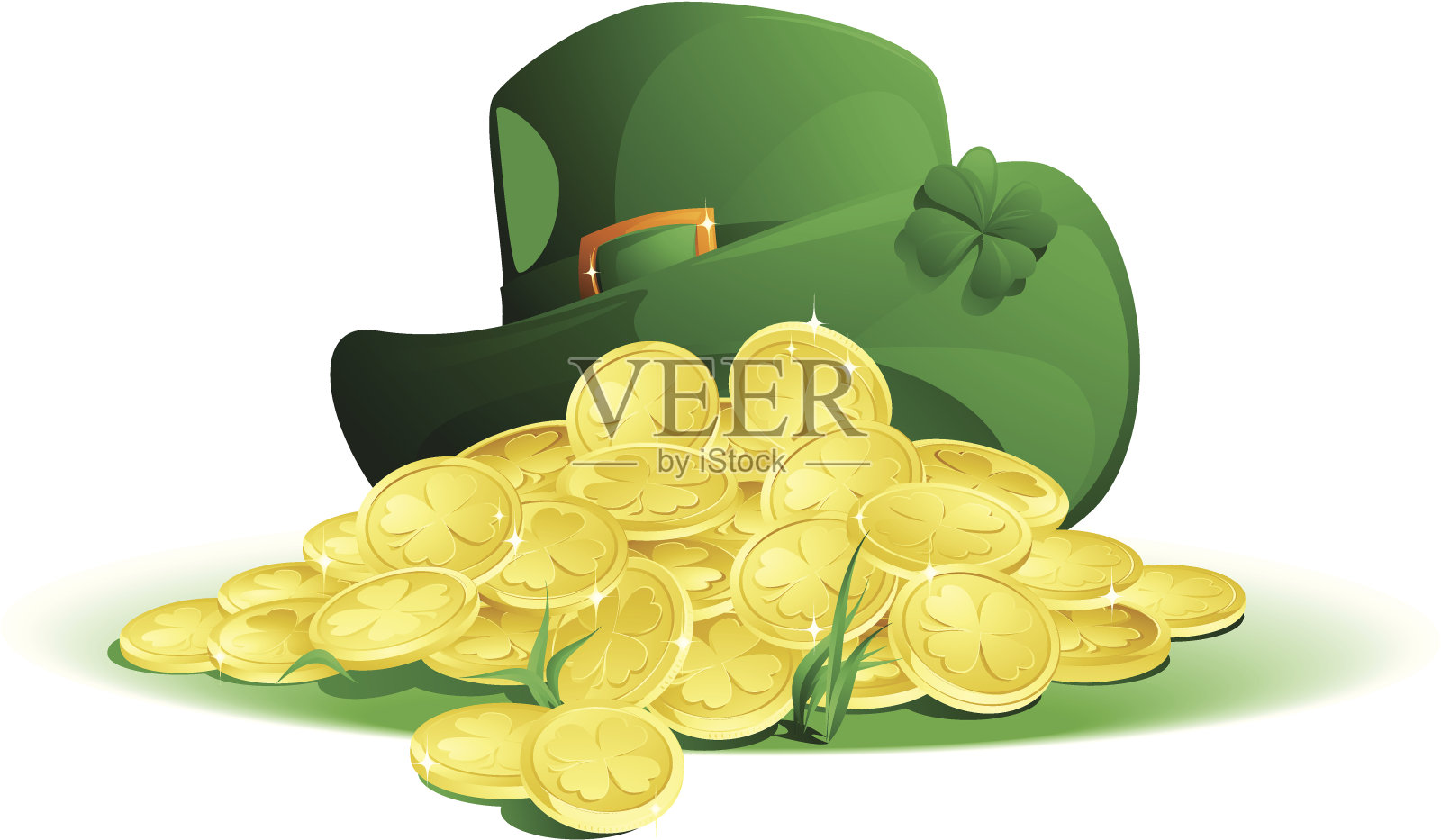 圣帕特里克节插画图片素材