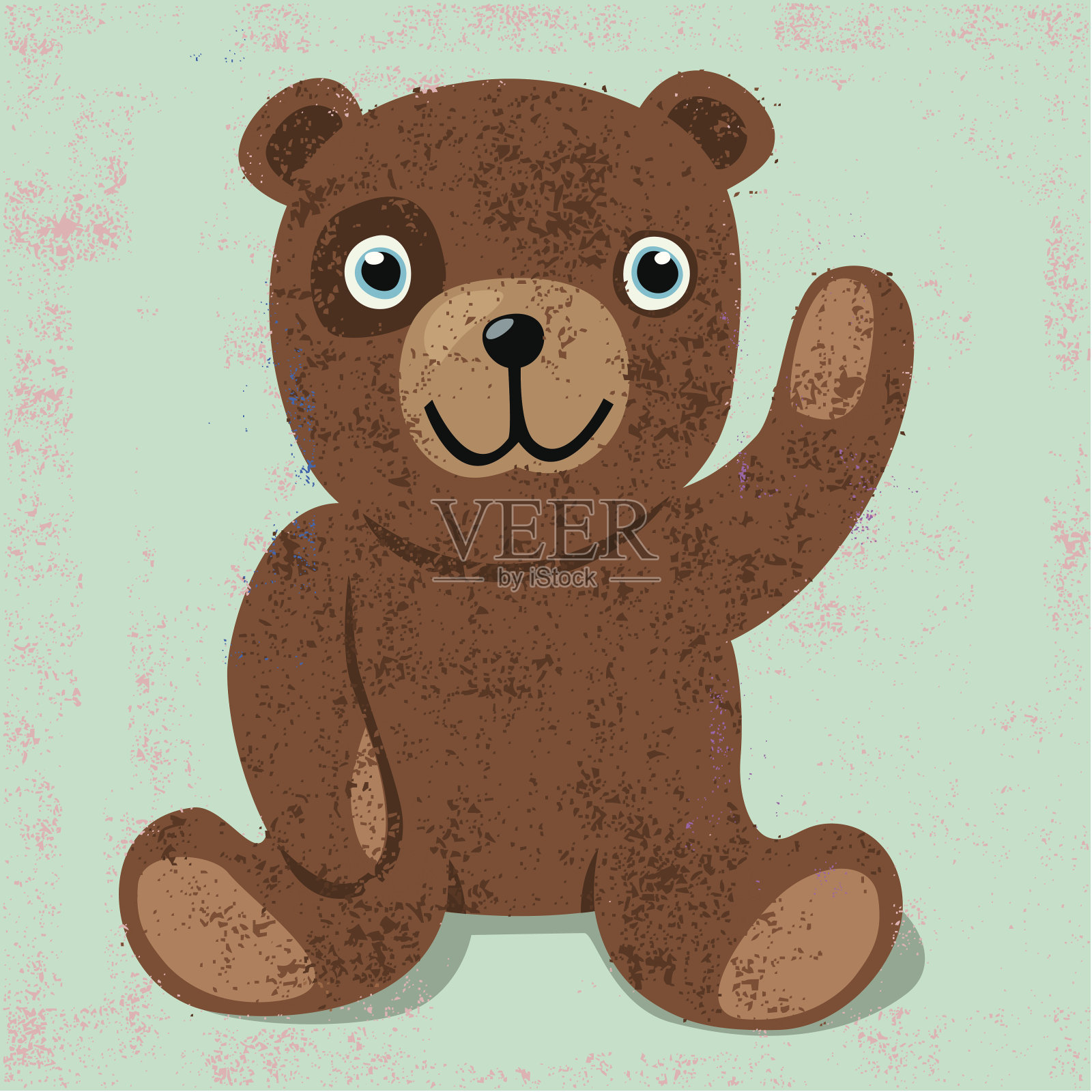 可爱的卡通狮子设计元素图片